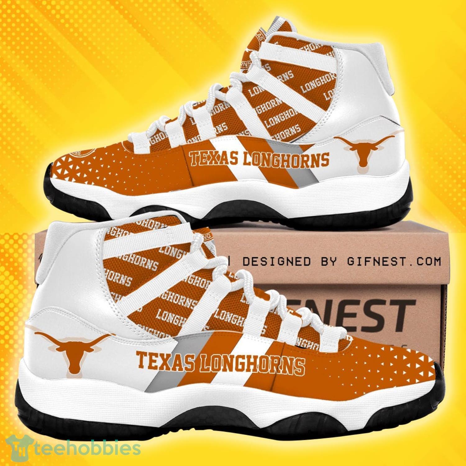 Texas Longhorns Team Air Jordan 11 Shoes For Fans Product Photo 1