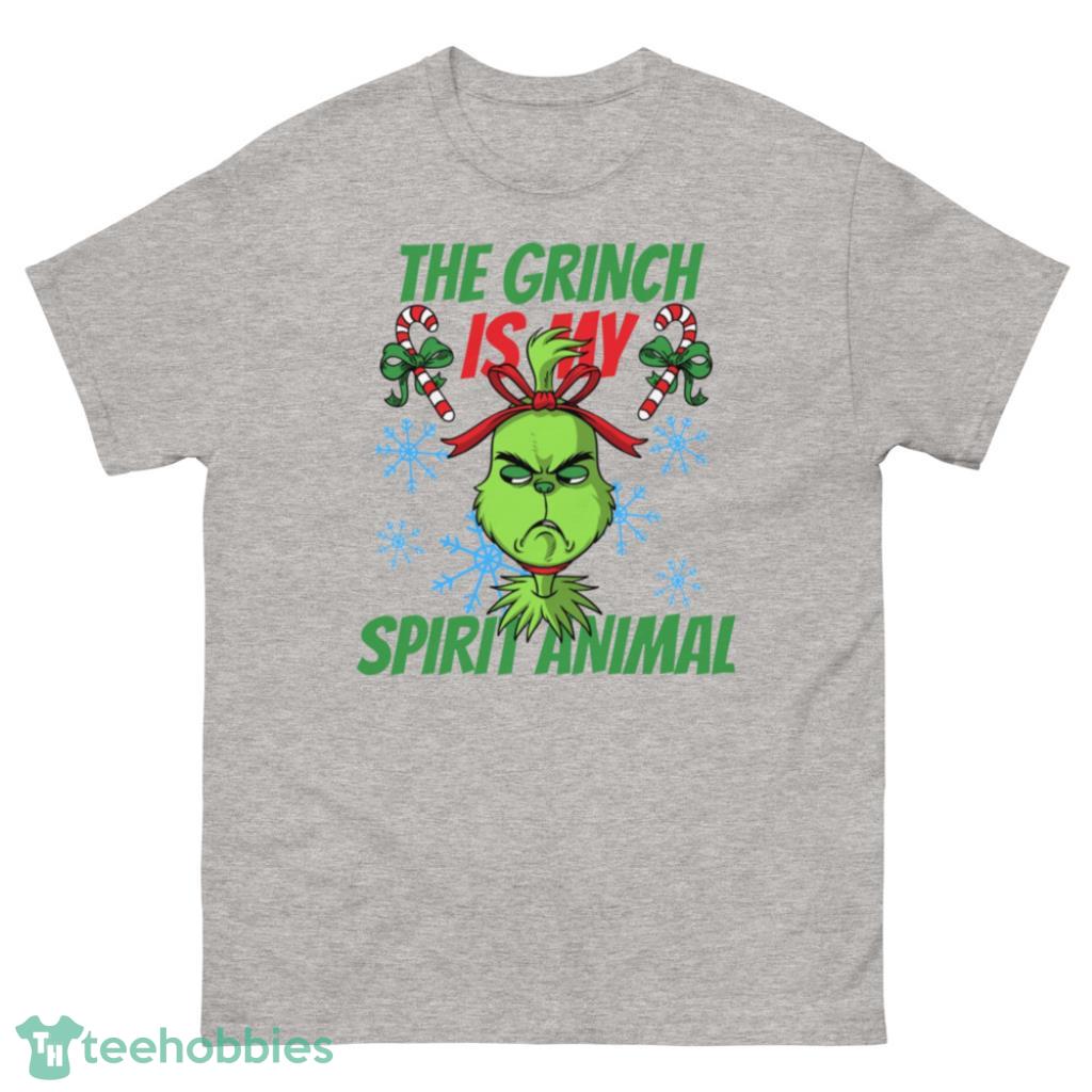 The Grinch Is My Spirit Animal Christmas Shirt - 500 Men’s Classic Tee Gildan