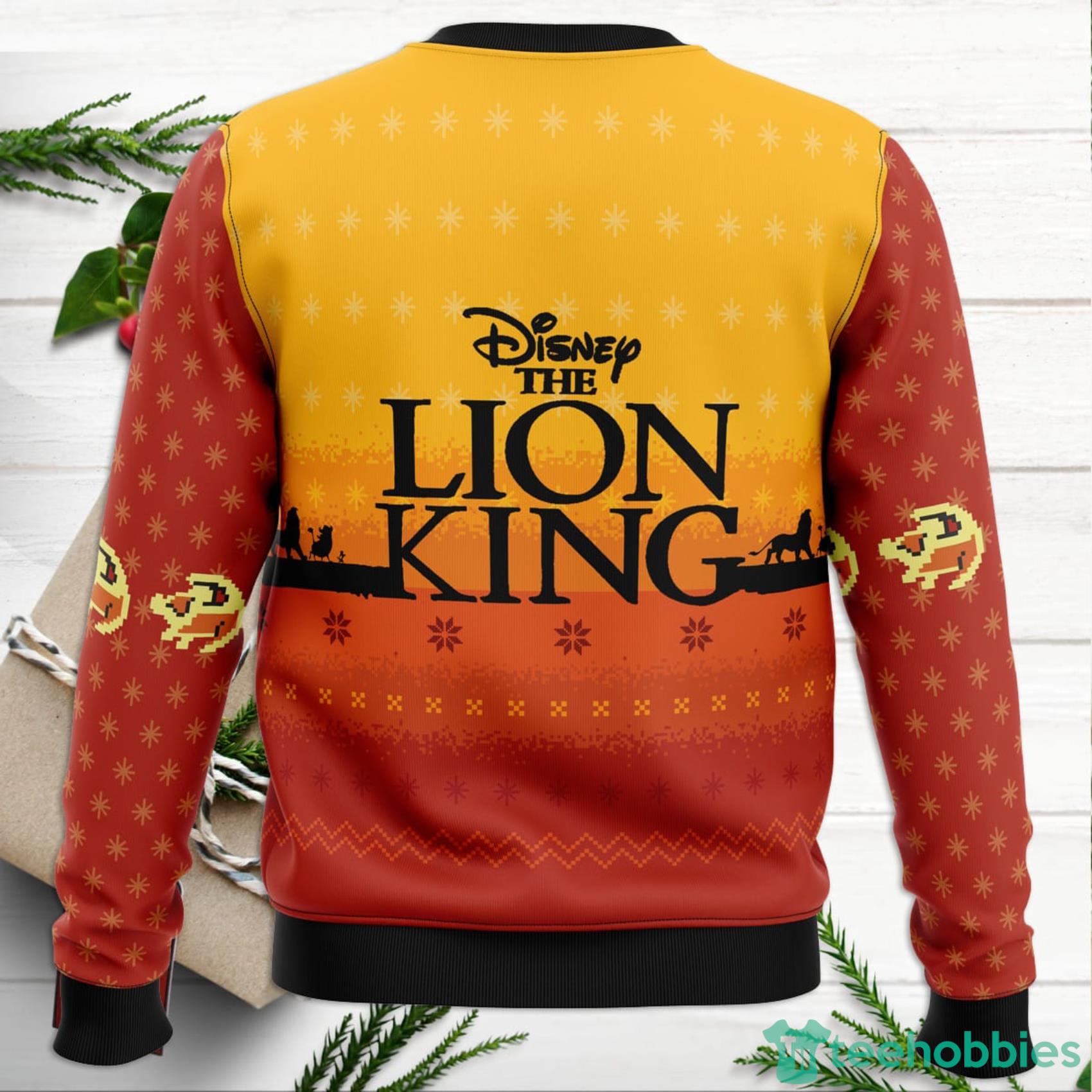 Lion King Simba Yellow 2 Thanksgiving Women Mens Ugly Christmas Sweater -  Freedomdesign