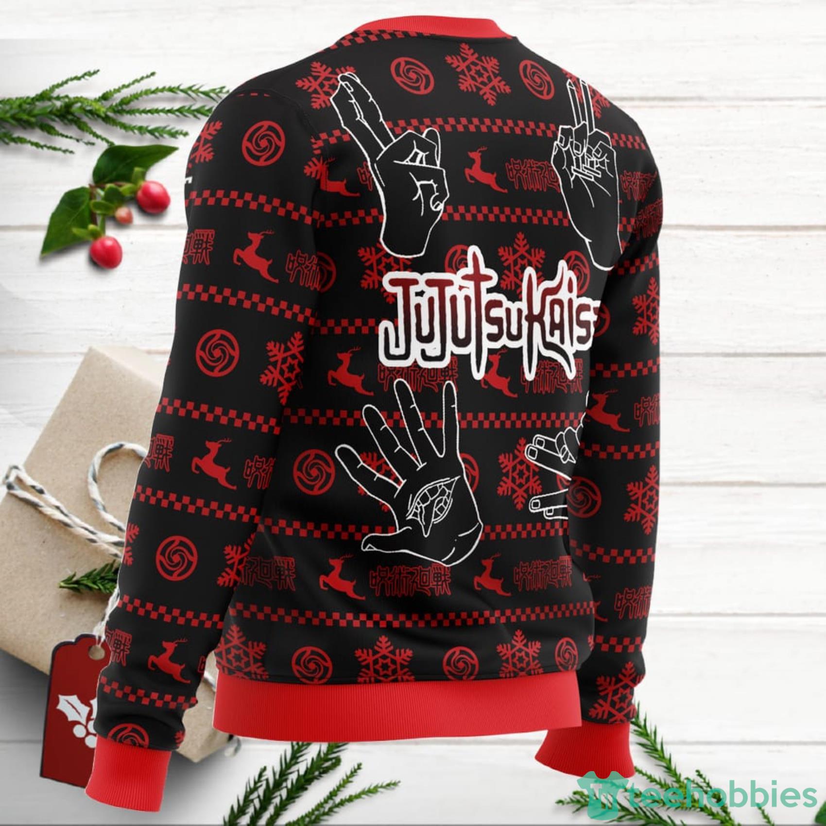 Tokyo Metropolitan Jujutsu Kaisen Ugly Christmas Sweater For Men And Women Product Photo 3 Tokyo Metropolitan Jujutsu Kaisen Ugly Christmas Sweater For Men And Women Product Photo 3
