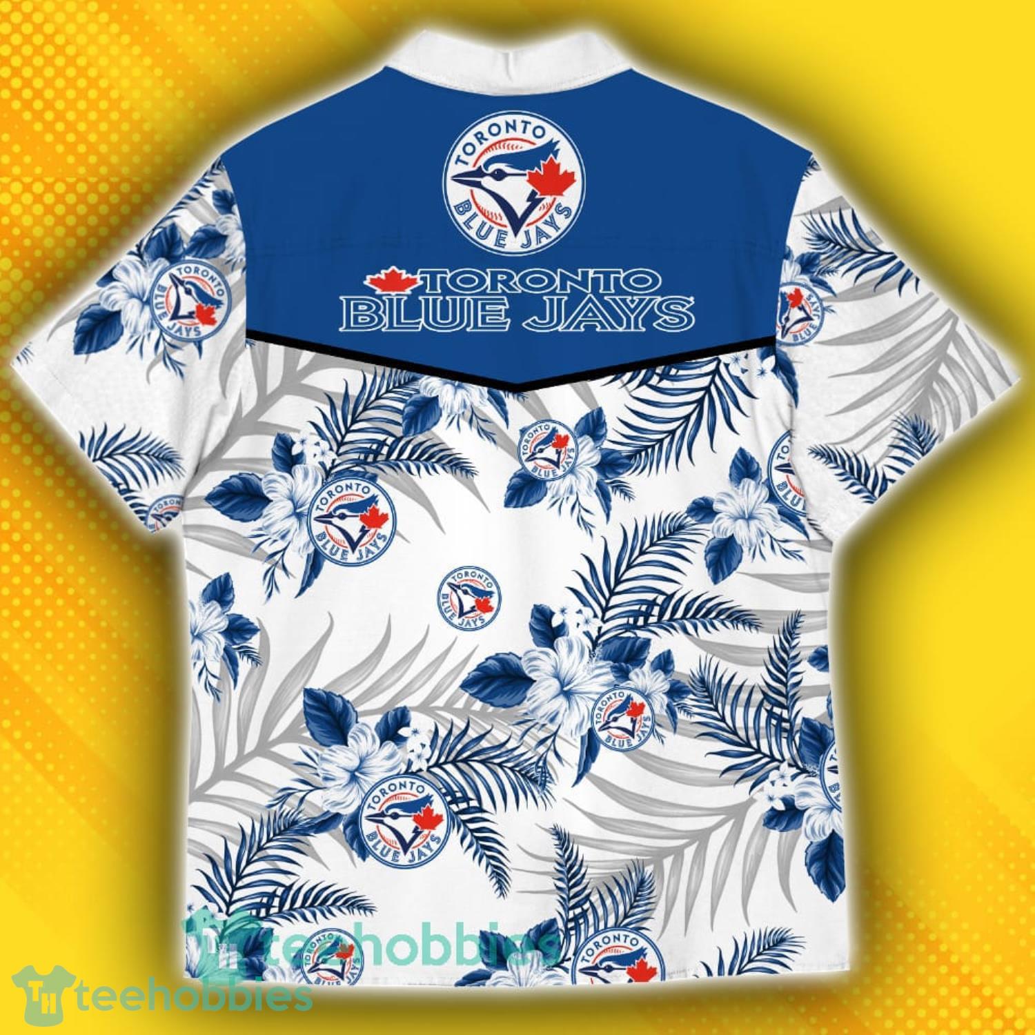 Toronto Blue Jays Sports American Hawaiian Tropical Patterns Hawaiian Shirt Product Photo 3