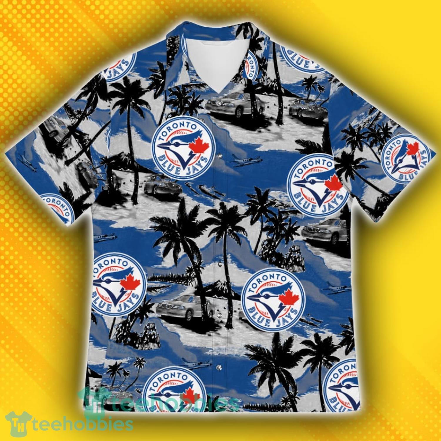 Toronto Blue Jays Sports American Tropical Patterns Hawaiian Shirt Product Photo 2