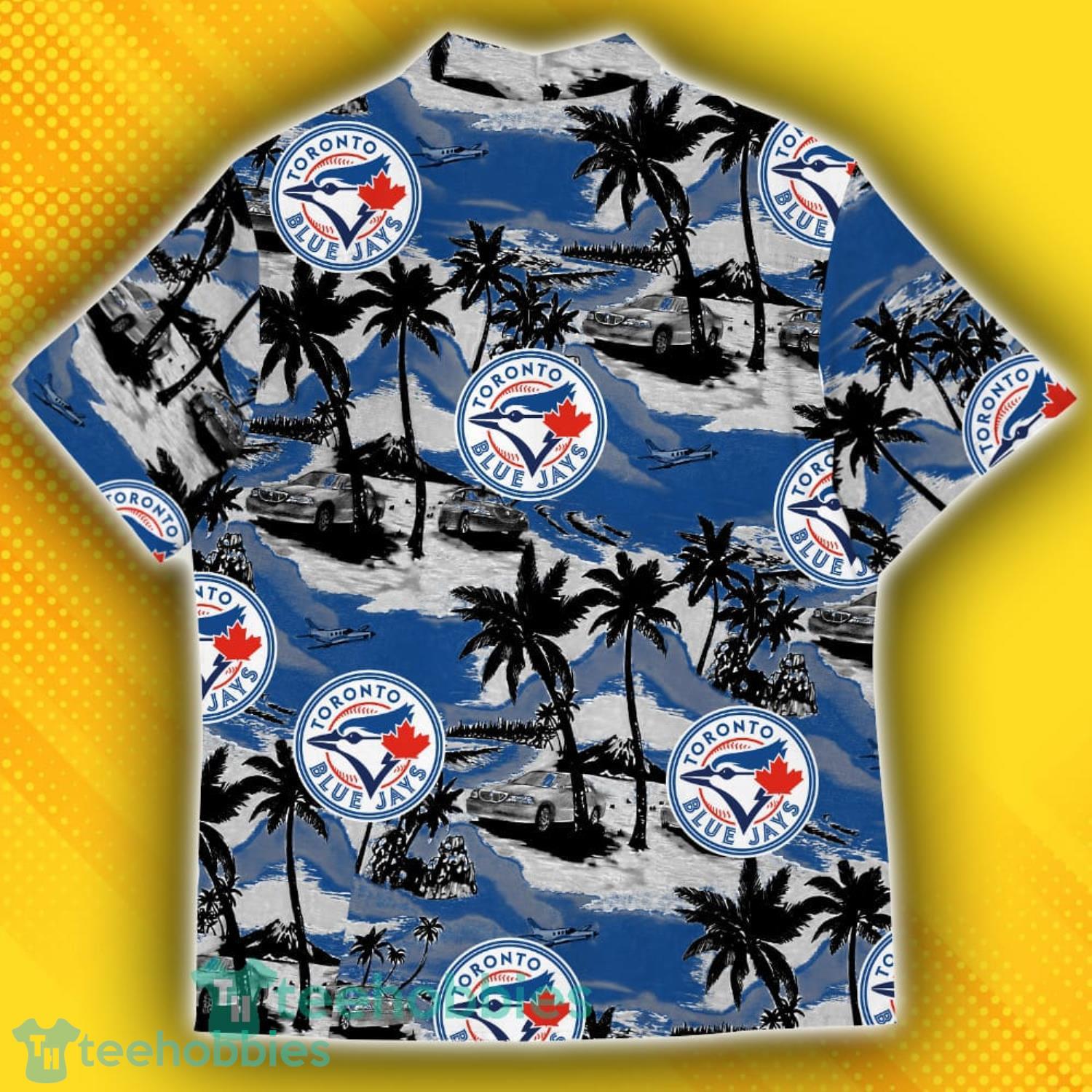 Toronto Blue Jays Sports American Tropical Patterns Hawaiian Shirt Product Photo 3