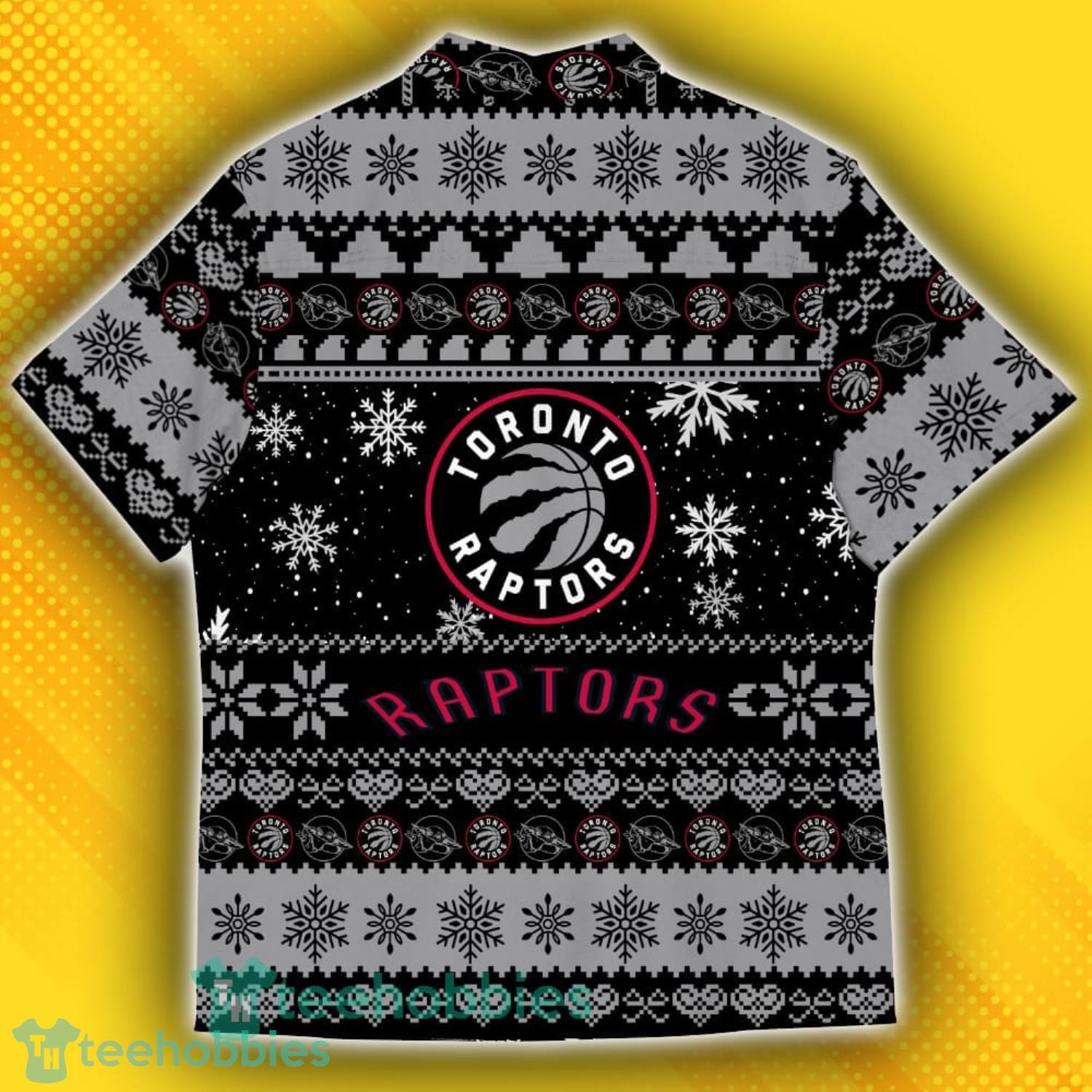 Toronto Raptors Baby Yoda Star Wars Sports Football American Ugly Christmas Sweater Pattern Hawaiian Shirt Product Photo 3