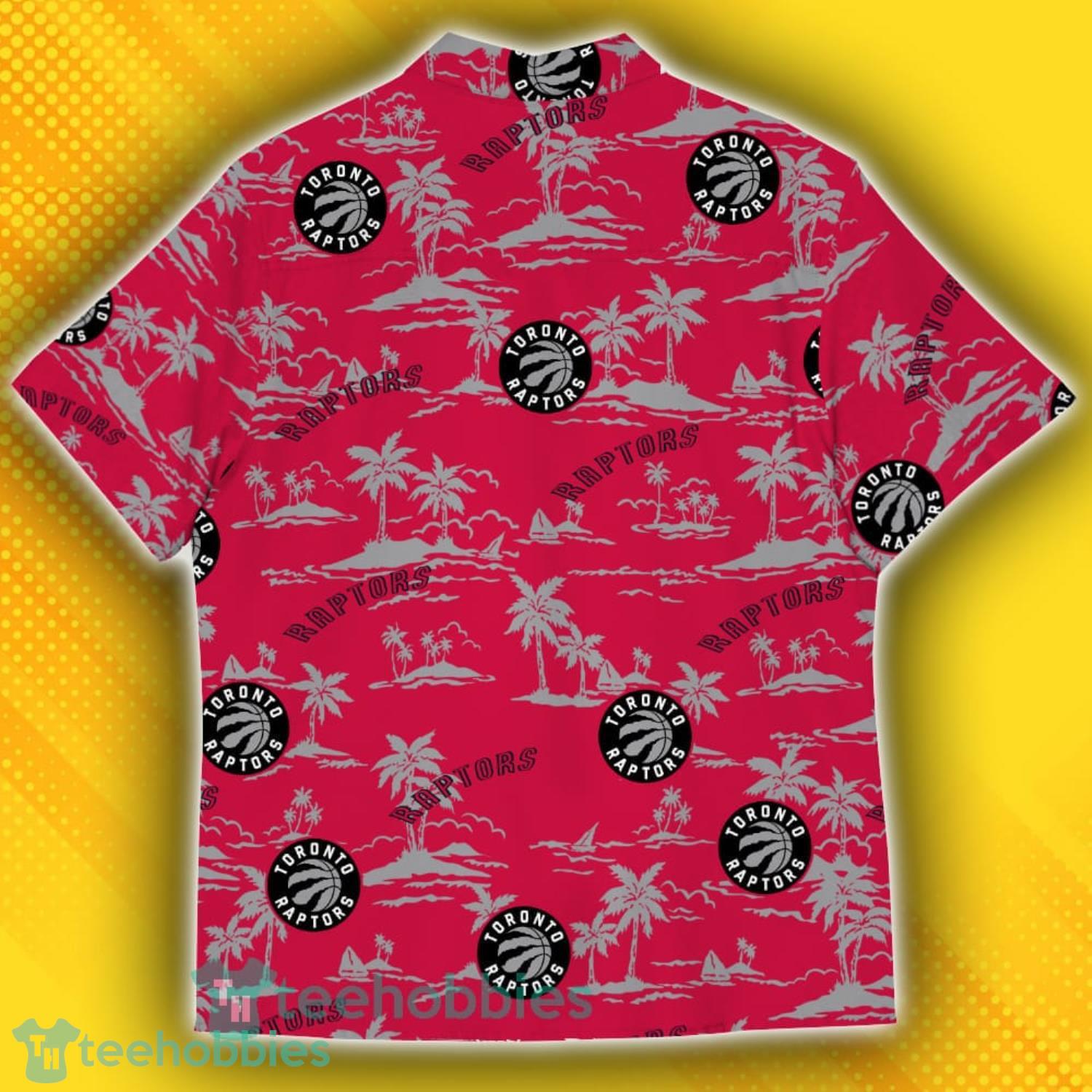 Toronto Raptors Island Pattern Tree Hawaiian Shirt Product Photo 3