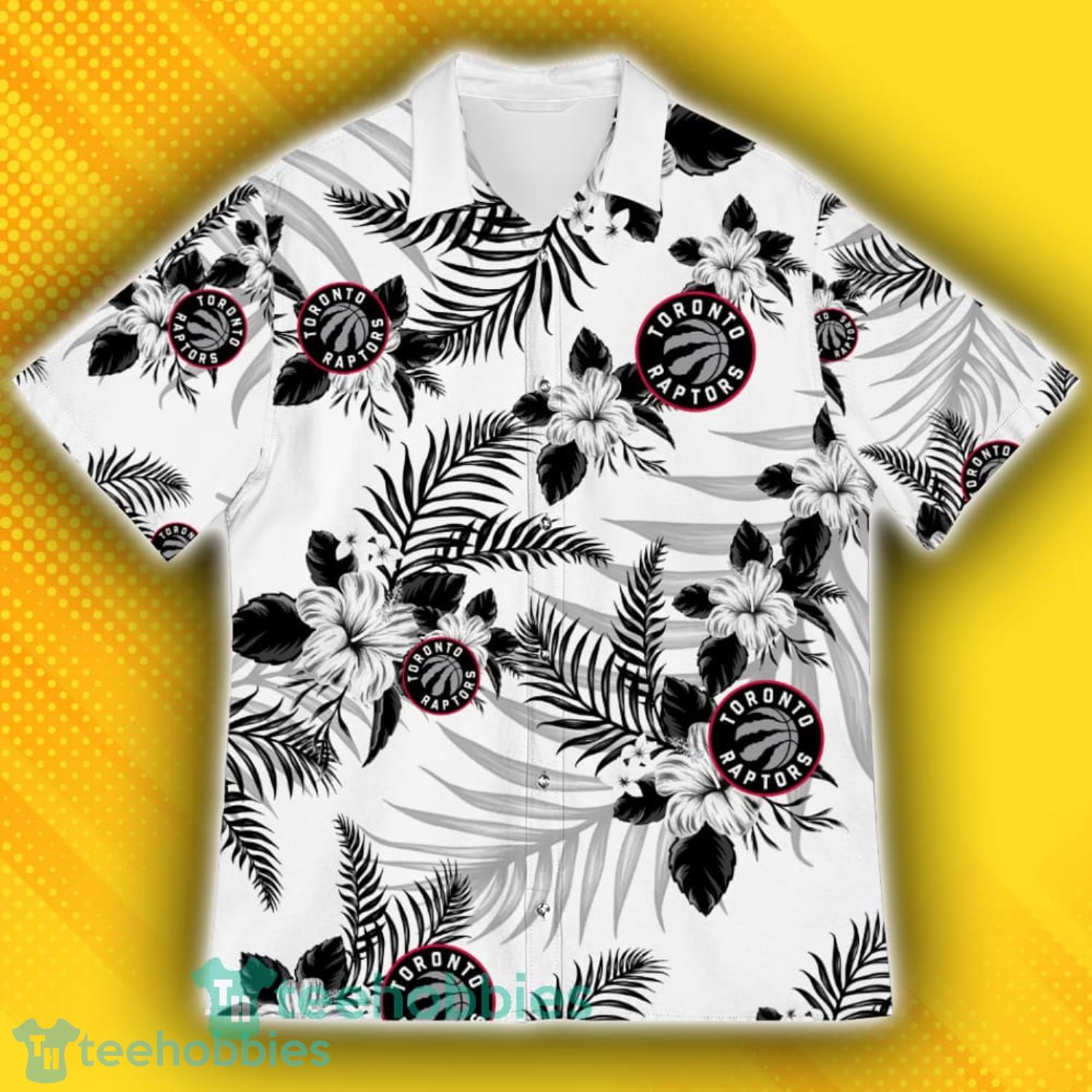 Toronto Raptors Sports American Hawaiian Tropical Patterns Hawaiian Shirt Product Photo 2