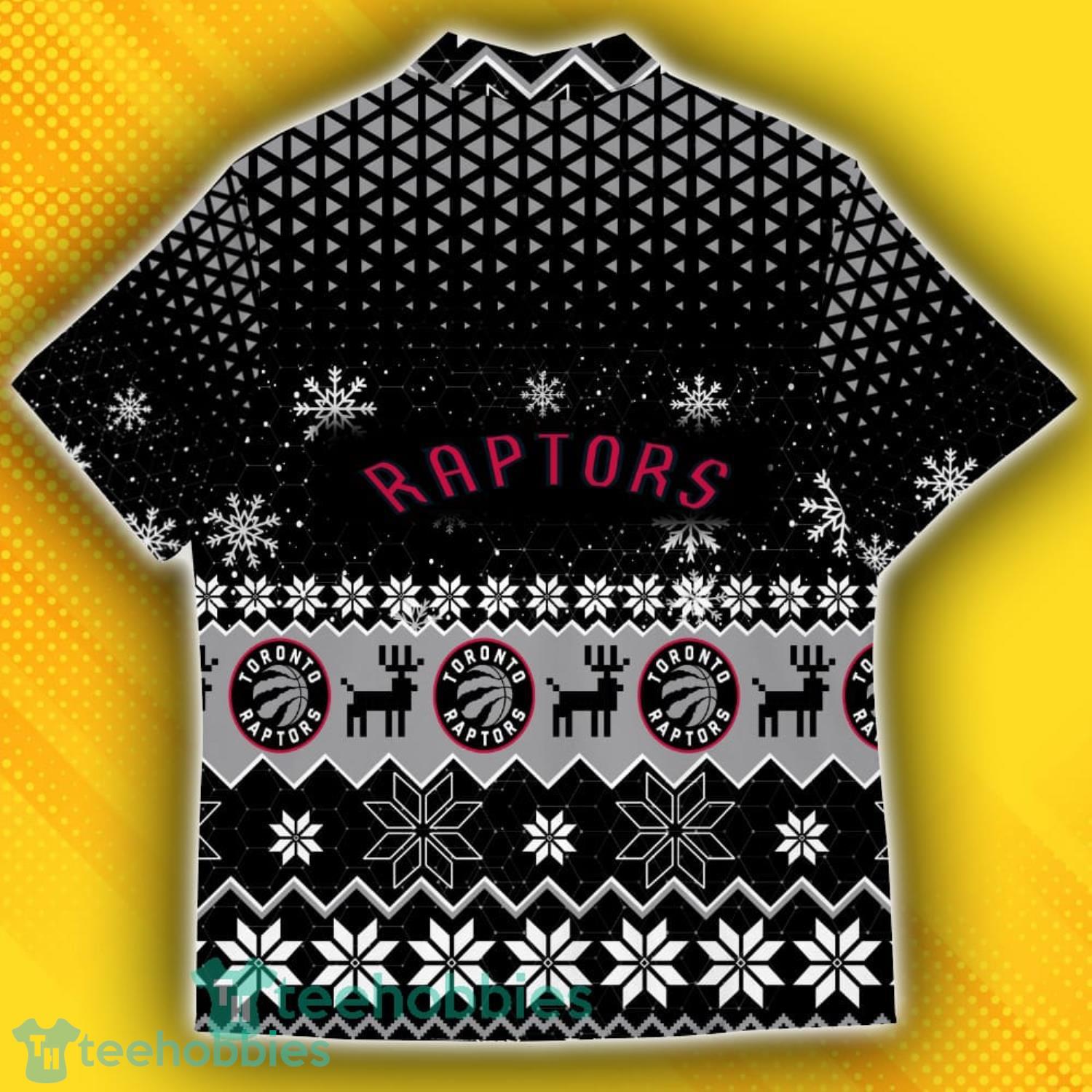 Toronto Raptors Sports Football American Ugly Christmas Sweater Pattern Hawaiian Shirt Product Photo 3