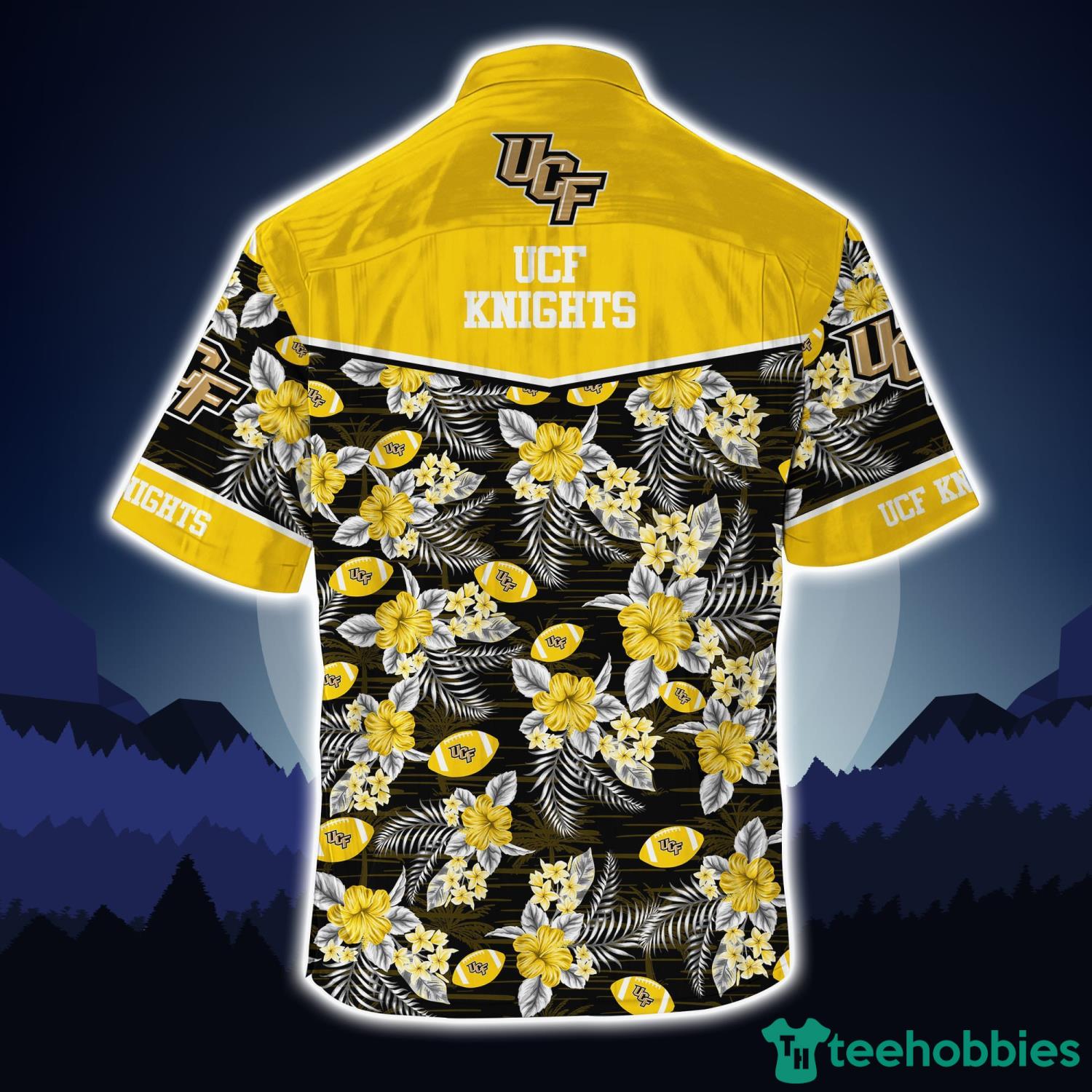 UCF Knights Family Football Home Run Love Tropical Hawaiian Shirt image UCF Knights Family Football Home Run Love Tropical Hawaiian Shirt Product Photo 2