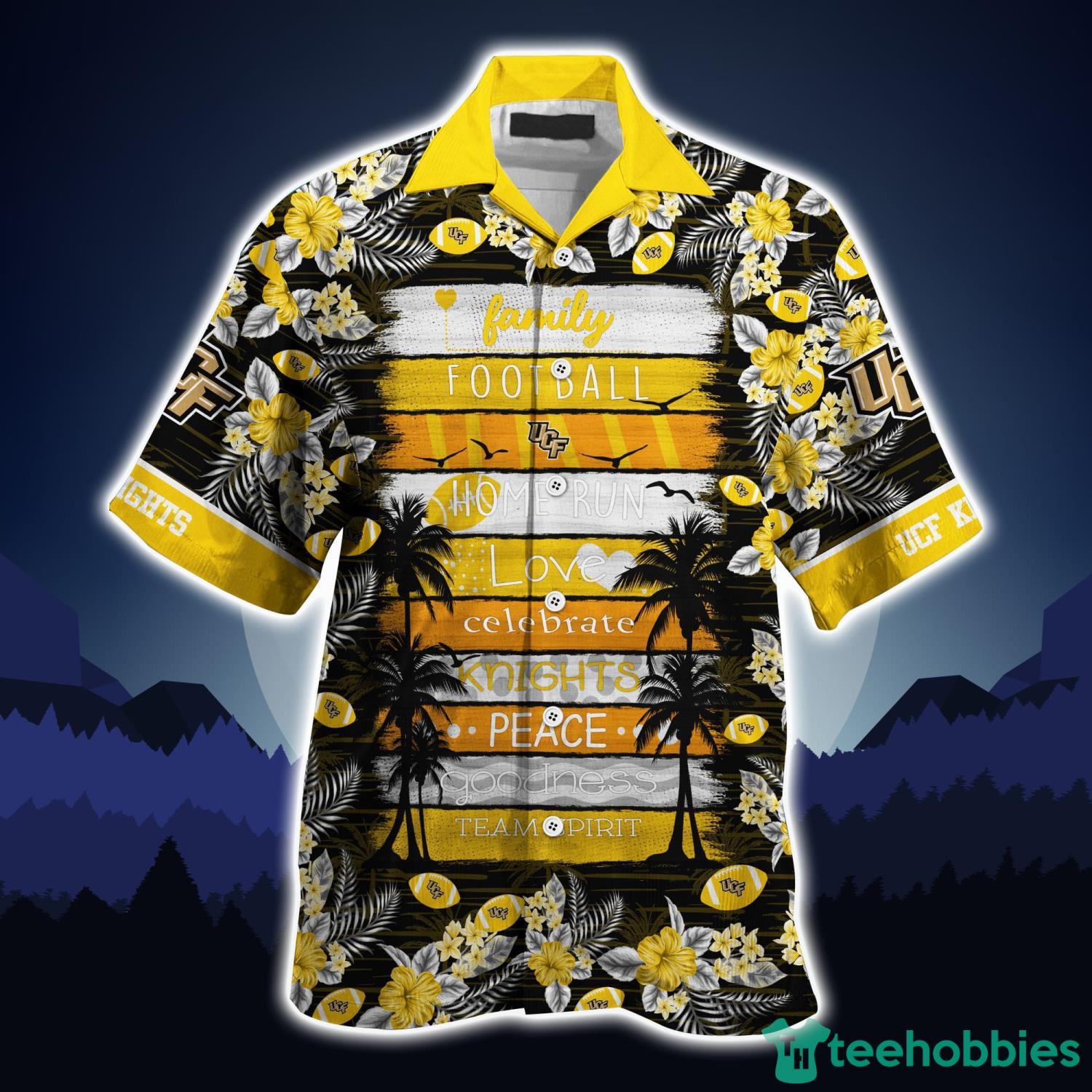 UCF Knights Family Football Home Run Love Tropical Hawaiian Shirt Product Photo 3 UCF Knights Family Football Home Run Love Tropical Hawaiian Shirt Product Photo 3