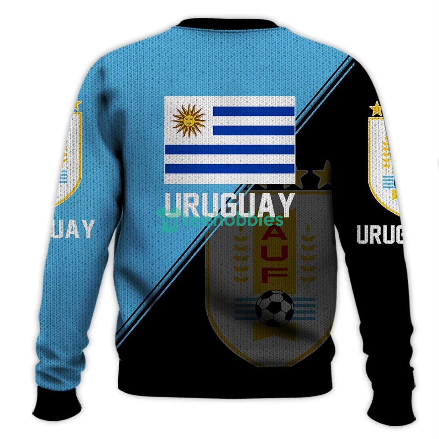 Uruguay National Soccer Team Qatar World Cup 2022 Champions Soccer Team 3D All Over Printed Shirt Product Photo 3
