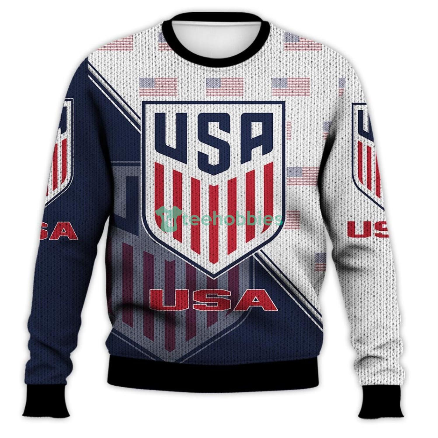USA National Soccer Team Qatar World Cup 2022 Champions Soccer Team 3D All Over Printed Shirt Product Photo 2