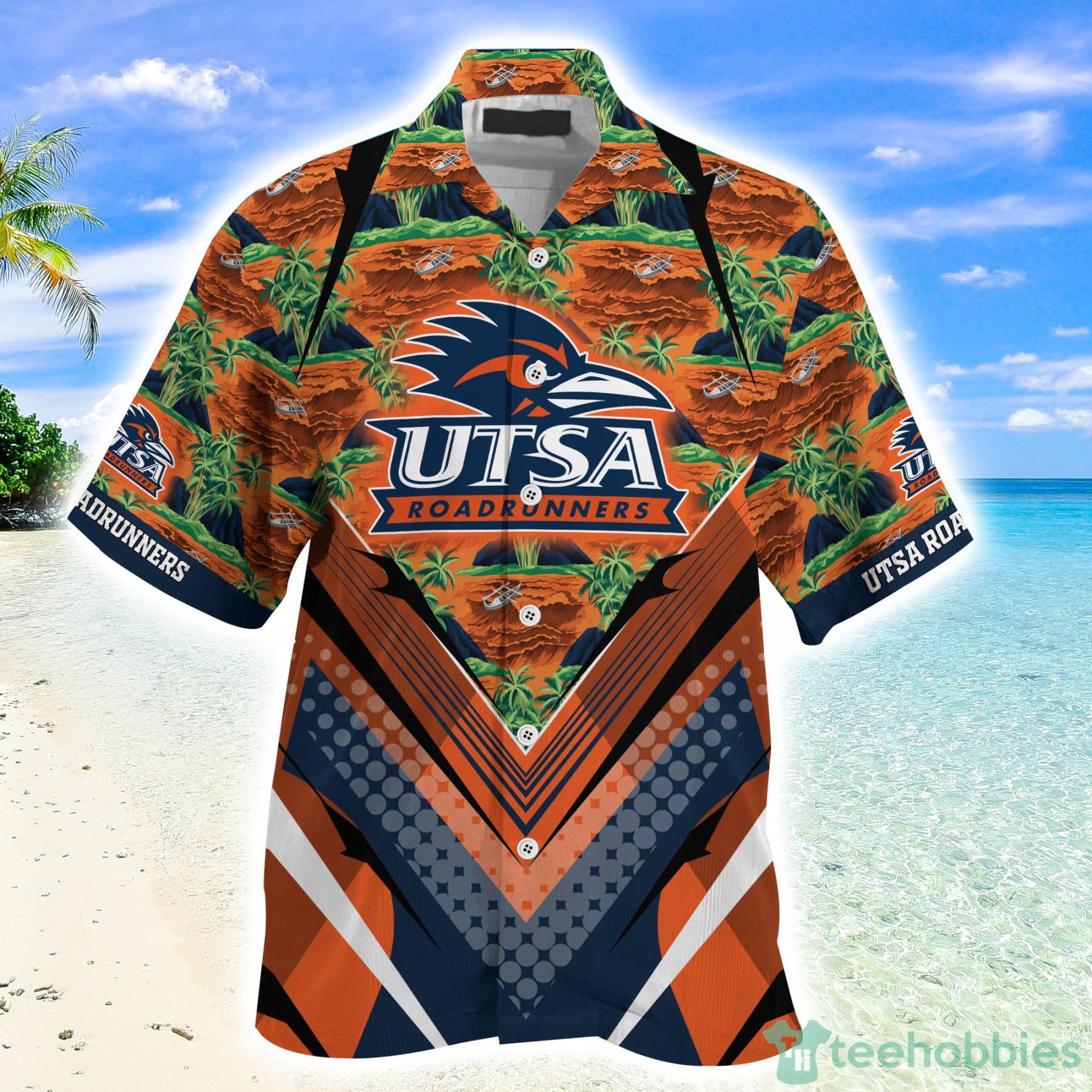 UTSA Roadrunners Summer Gift Hawaiian Shirt And Short Product Photo 2 UTSA Roadrunners Summer Gift Hawaiian Shirt And Short Product Photo 2