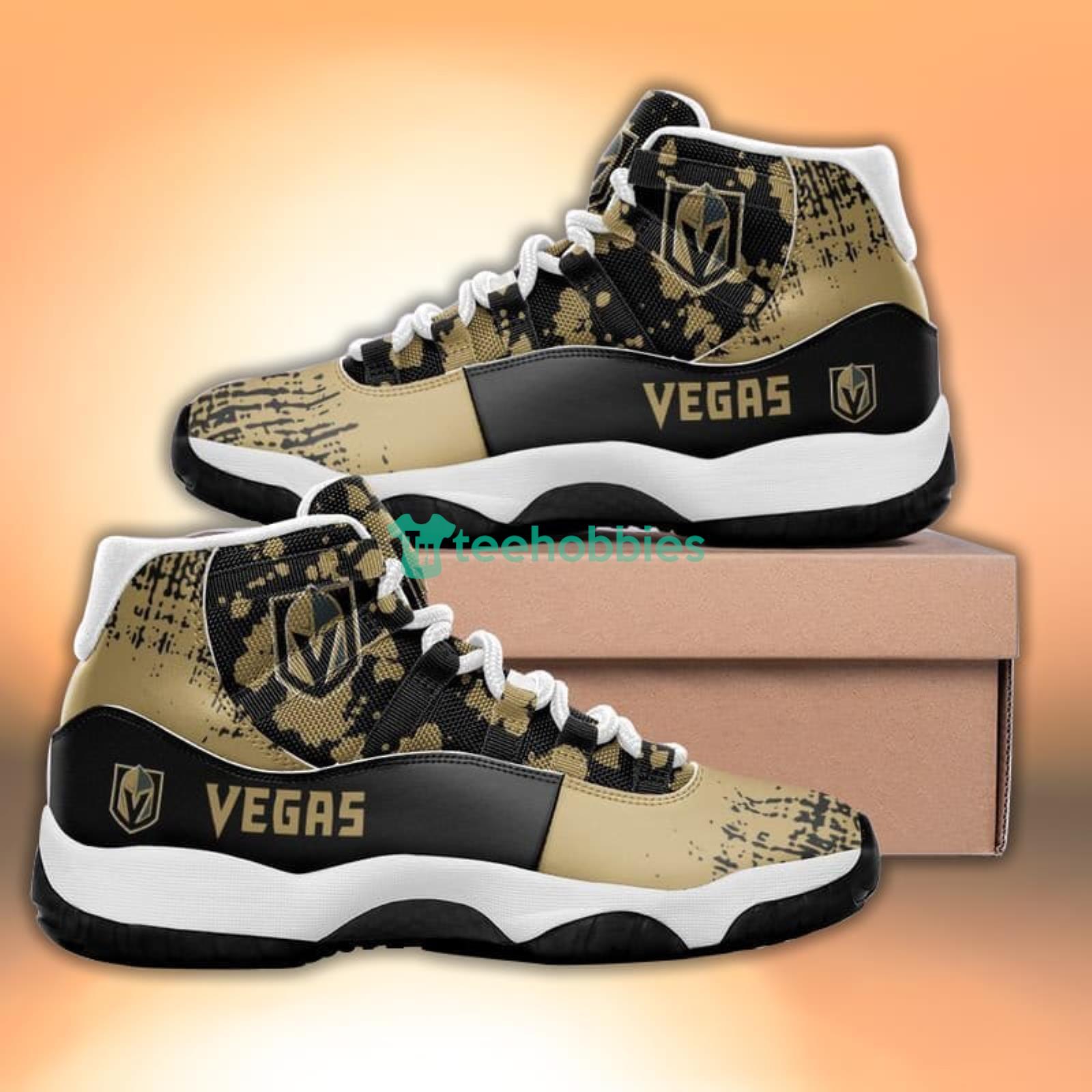 Vegas Golden Knights Air Jordan Hightop Custom Name & Number