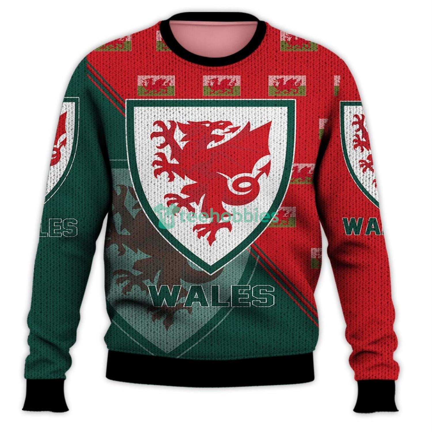 Wales National Soccer Team Qatar World Cup 2022 Champions Soccer Team 3D All Over Printed Shirt Product Photo 2