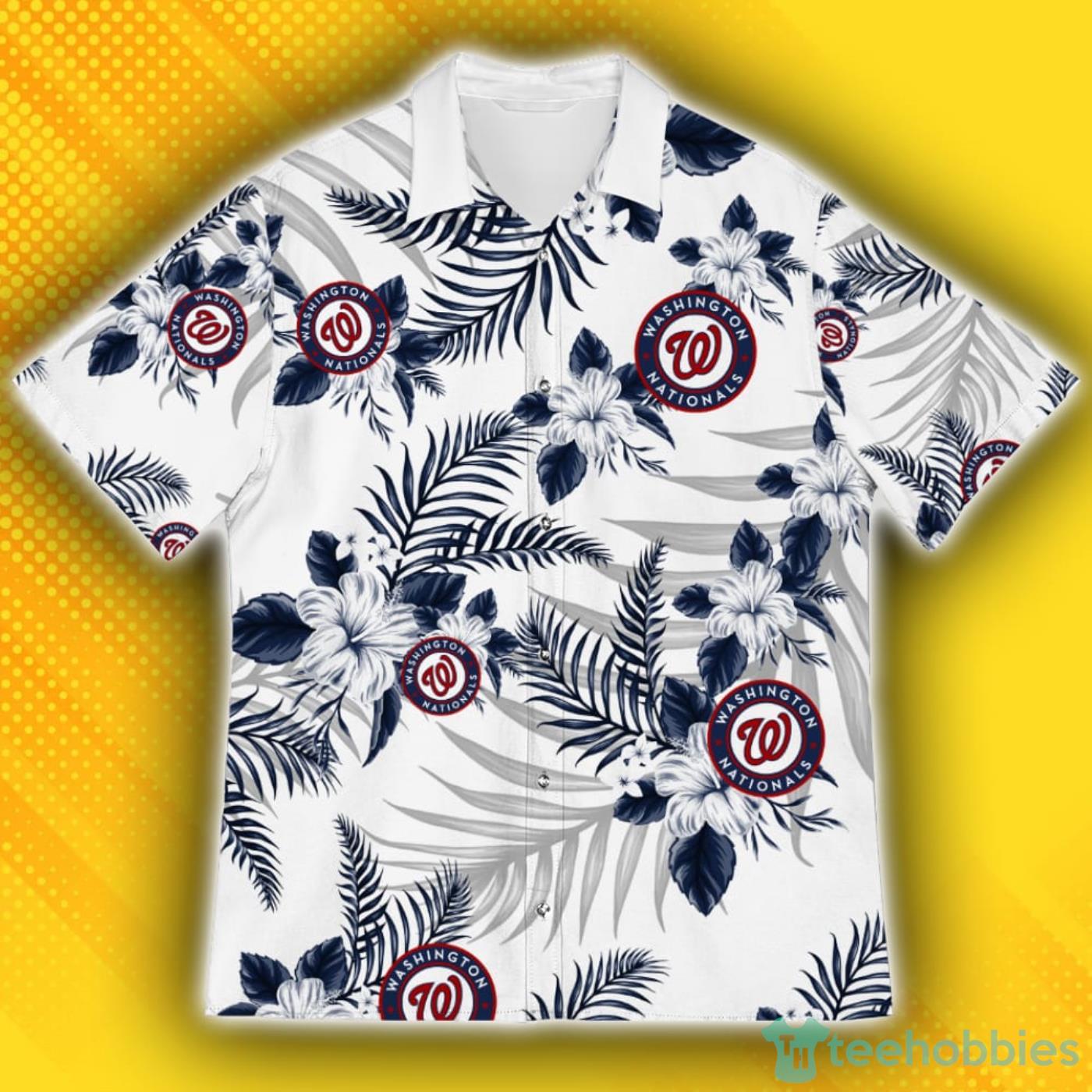 Washington Nationals Sports American Hawaiian Tropical Patterns For Fans Hawaiian Shirt Product Photo 1