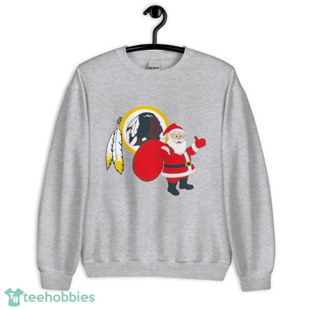 Washington Redskins NFL Santa Claus Christmas Shirt - Unisex Heavy Blend Crewneck Sweatshirt