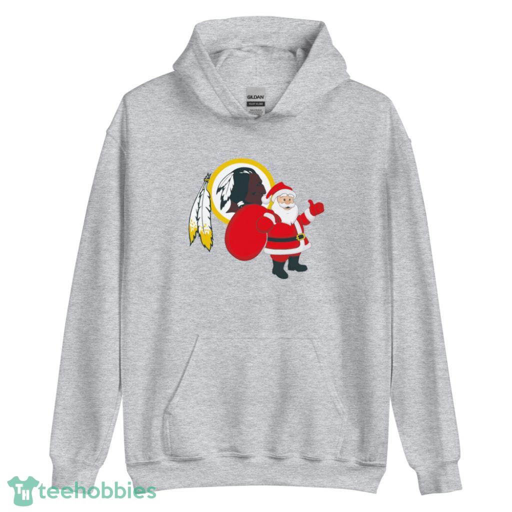 Washington Redskins NFL Santa Claus Christmas Shirt - Unisex Heavy Blend Hooded Sweatshirt