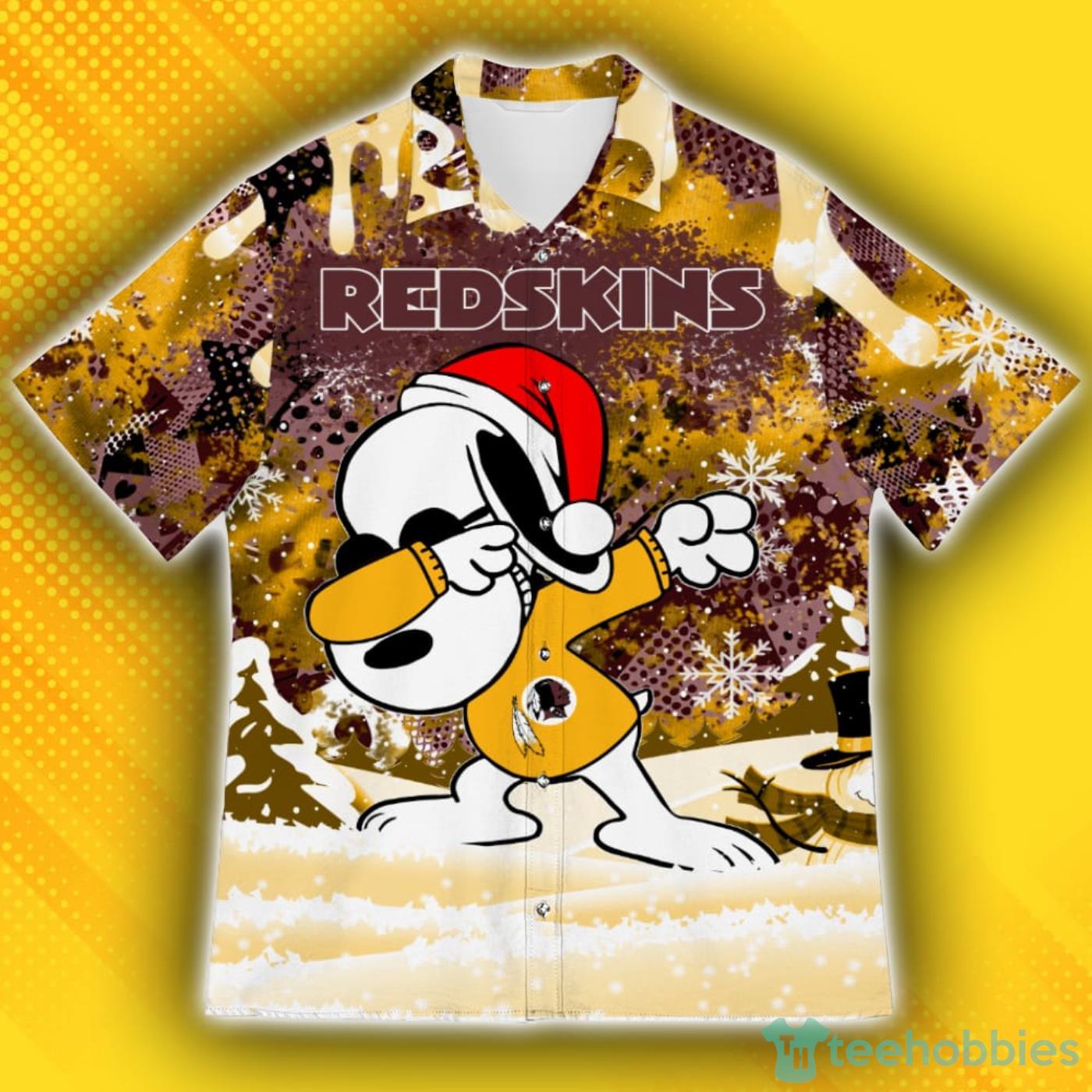 Washington Redskins Snoopy Dabbing The Peanuts Pattern Hawaiian Shirt