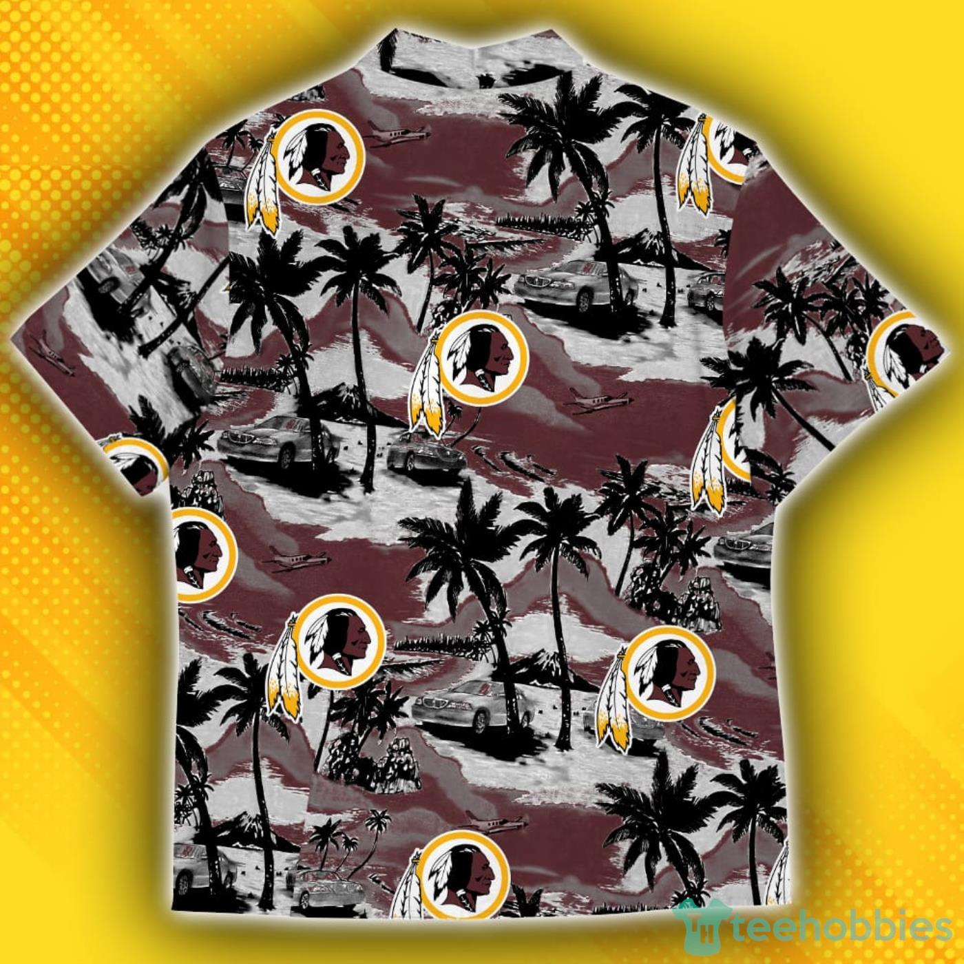 Washington Redskins NFL Graphic Tropical Pattern And US Flag