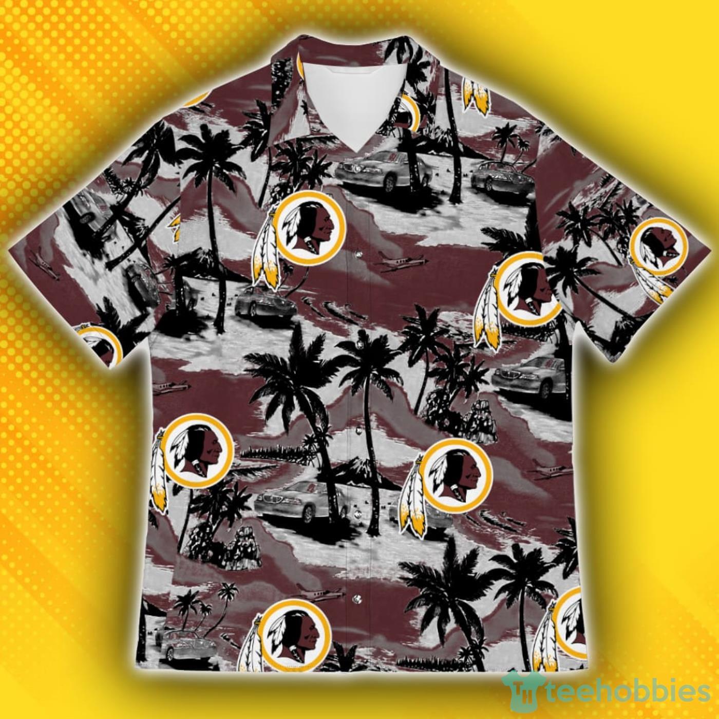 Washington Redskins NFL Graphic Tropical Pattern And US Flag