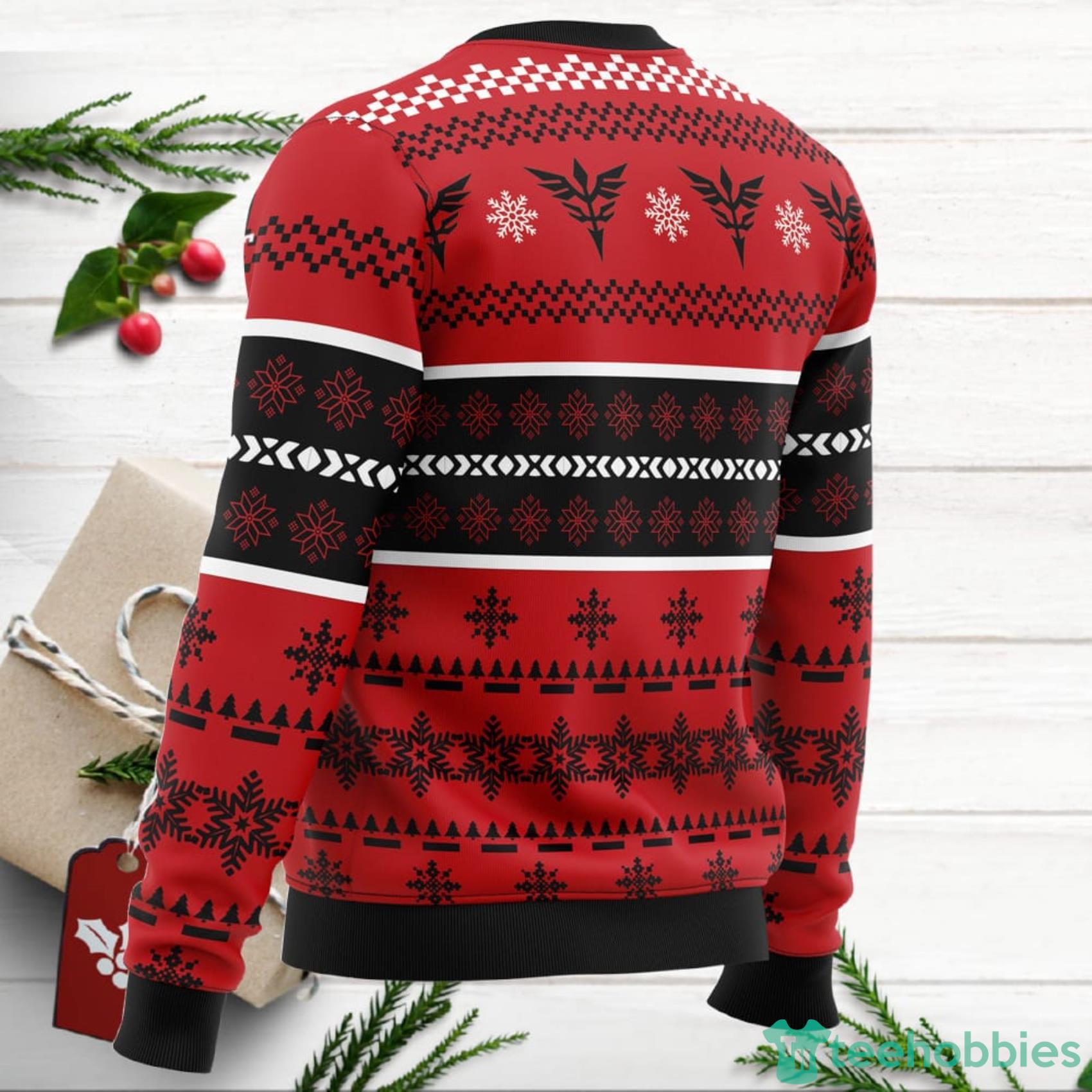 Zeon The Gundam Ugly Christmas Sweater For Men And Women image Zeon The Gundam Ugly Christmas Sweater For Men And Women Product Photo 3