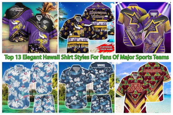 Top 13 Elegant Hawaii Shirt Styles For Fans Of Major Sports Teams