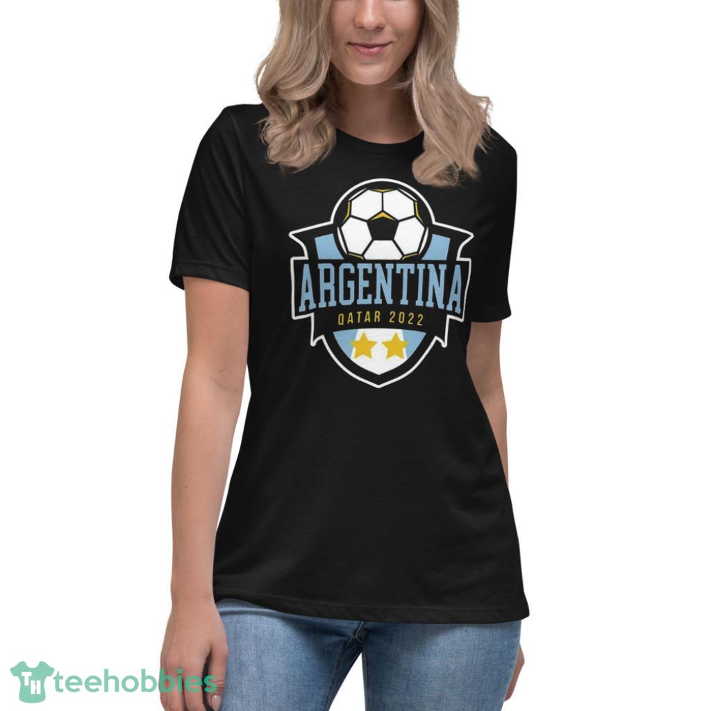 Argentina FIFA World Cup Qatar 2022 Unisex T-Shirt - Womens Relaxed Short Sleeve Jersey Tee Argentina FIFA World Cup Qatar 2022 Unisex T-Shirt - Womens Relaxed Short Sleeve Jersey Tee