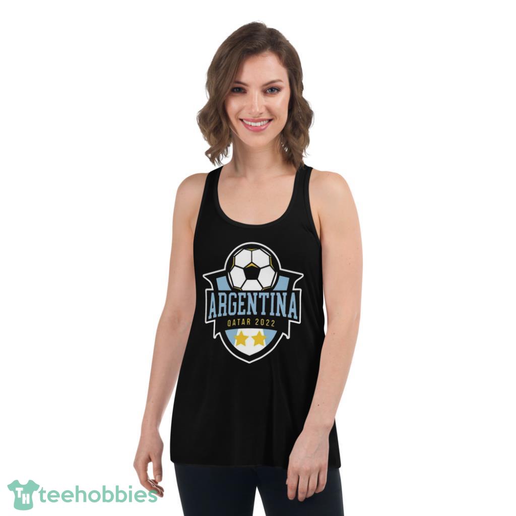 Argentina FIFA World Cup Qatar 2022 Unisex T-Shirt - Womens Flowy Racerback Tank Argentina FIFA World Cup Qatar 2022 Unisex T-Shirt - Womens Flowy Racerback Tank