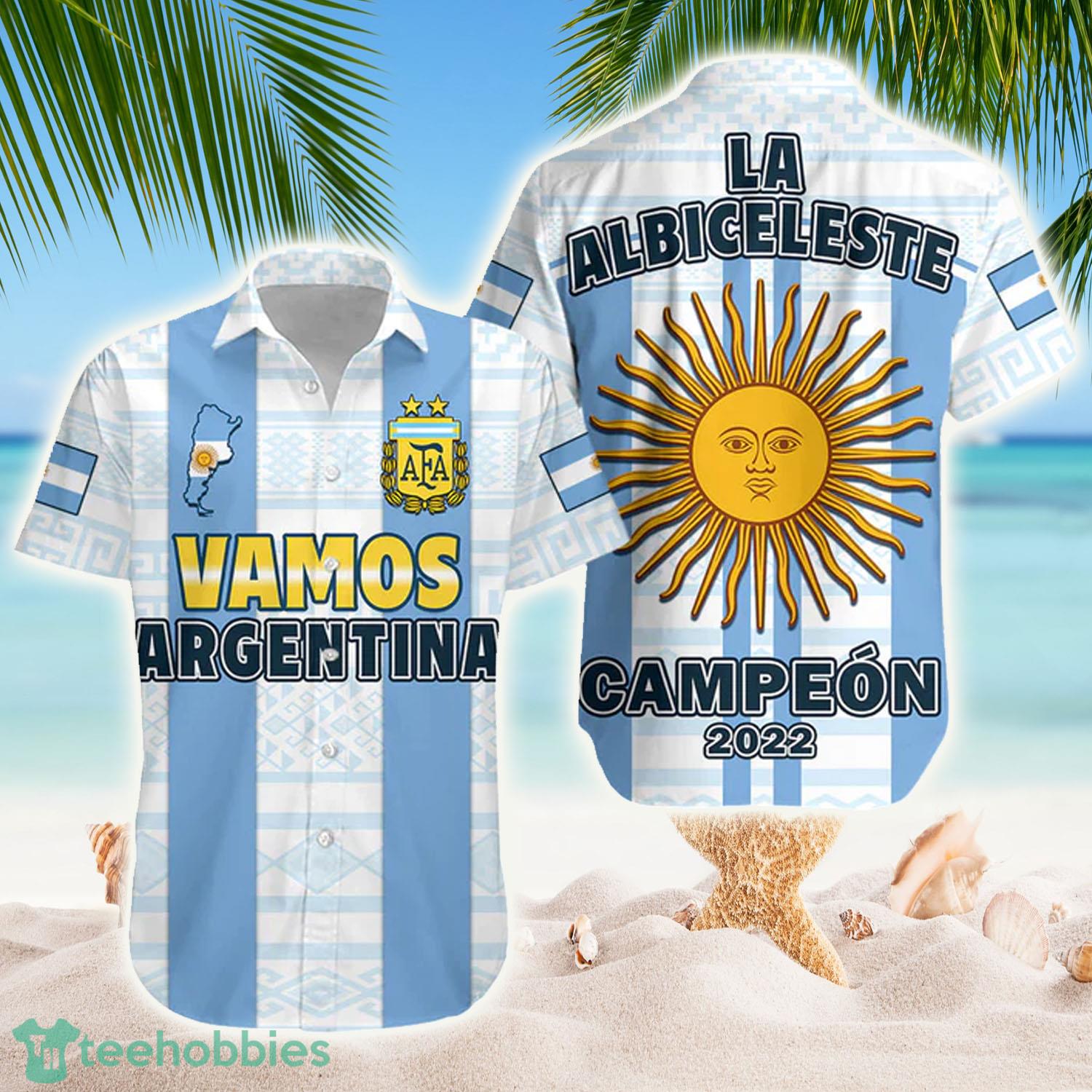 Argentina Football 2022 Hawaiian Shirt - Argentina Football 2022 Hawaiian Shirt