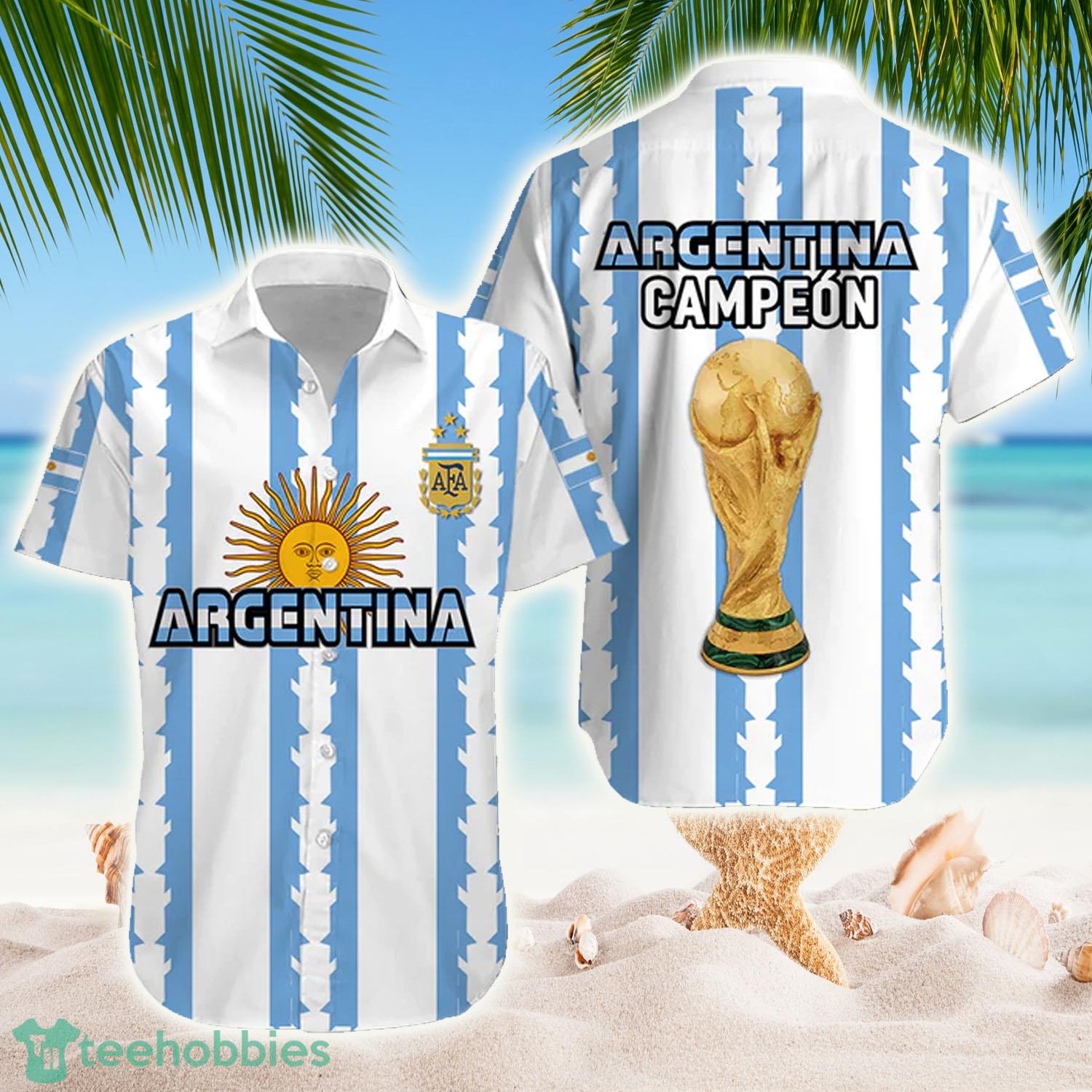 Argentina Football Campeon World Cup 2022 Pride Hawaiian Shirt - Argentina Football Campeon World Cup 2022 Pride Hawaiian Shirt