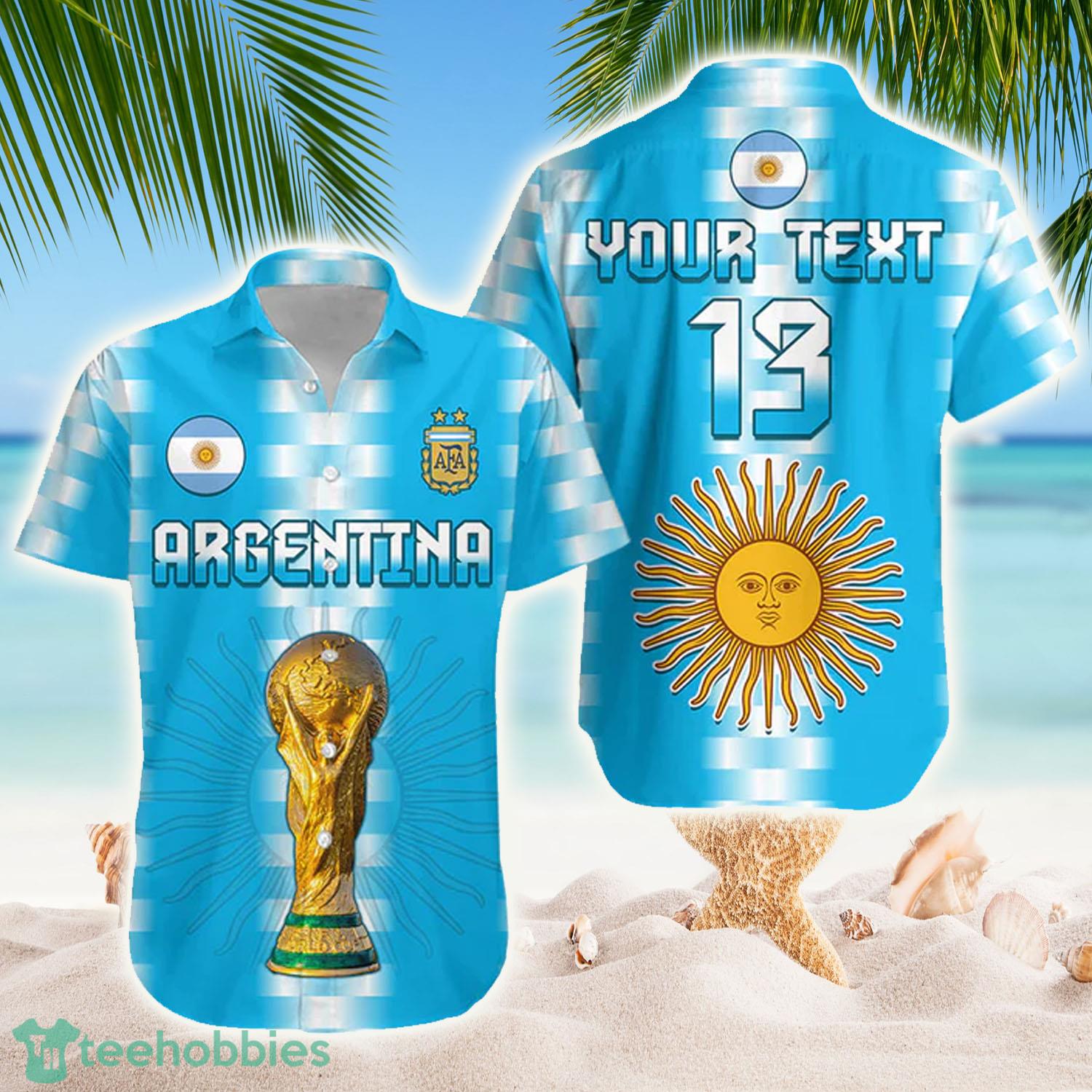Argentina Football Champions 2022 Hawaiian Shirt - Argentina Football Champions 2022 Hawaiian Shirt
