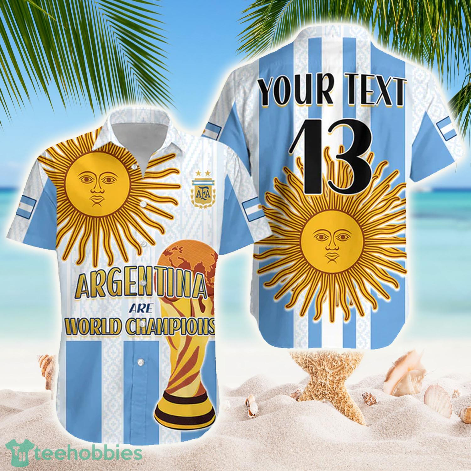 Argentina Football Hawaiian Shirt World Champions 2022 - Argentina Football Hawaiian Shirt World Champions 2022