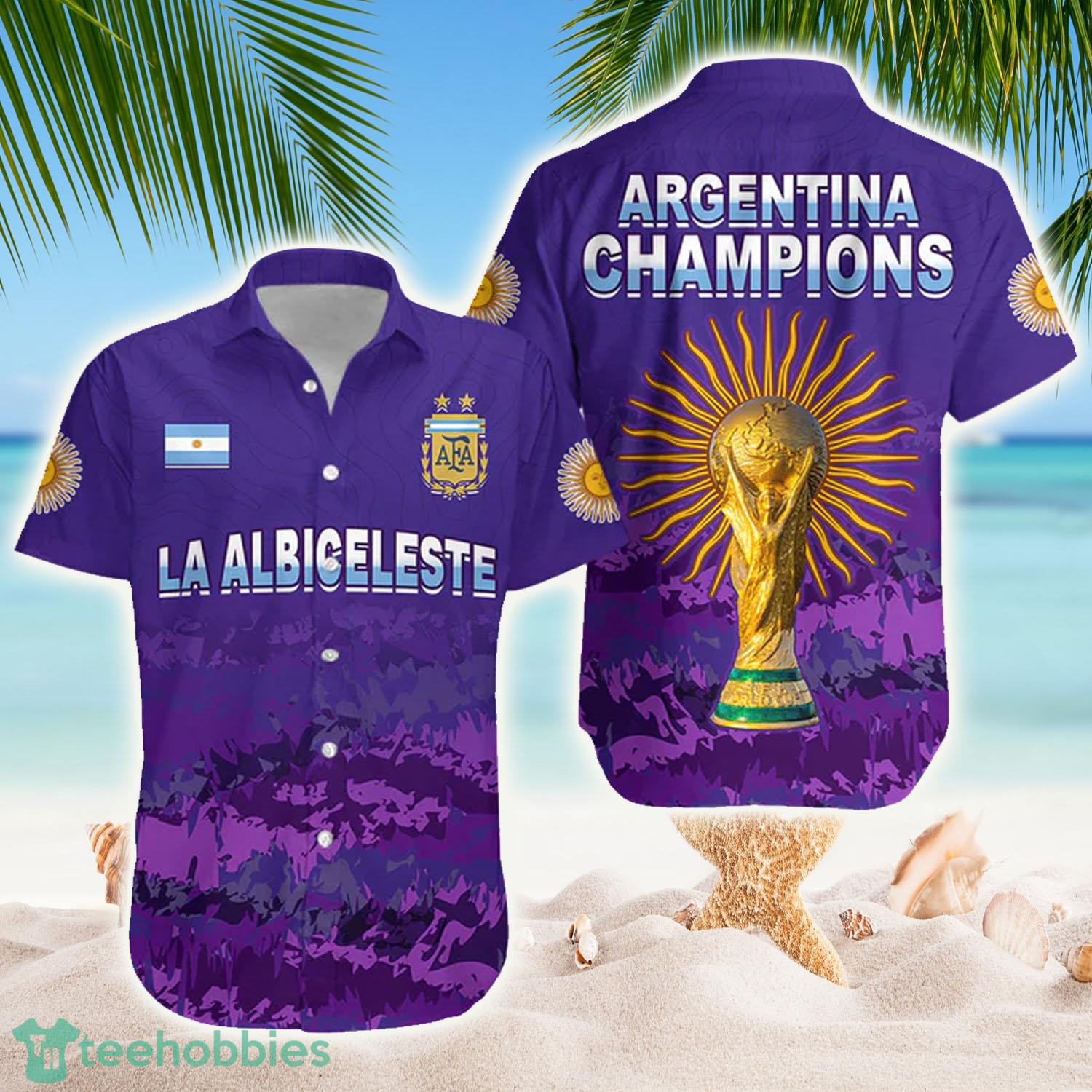 Argentina Football Hawaiian Shirt - Argentina Football Hawaiian Shirt
