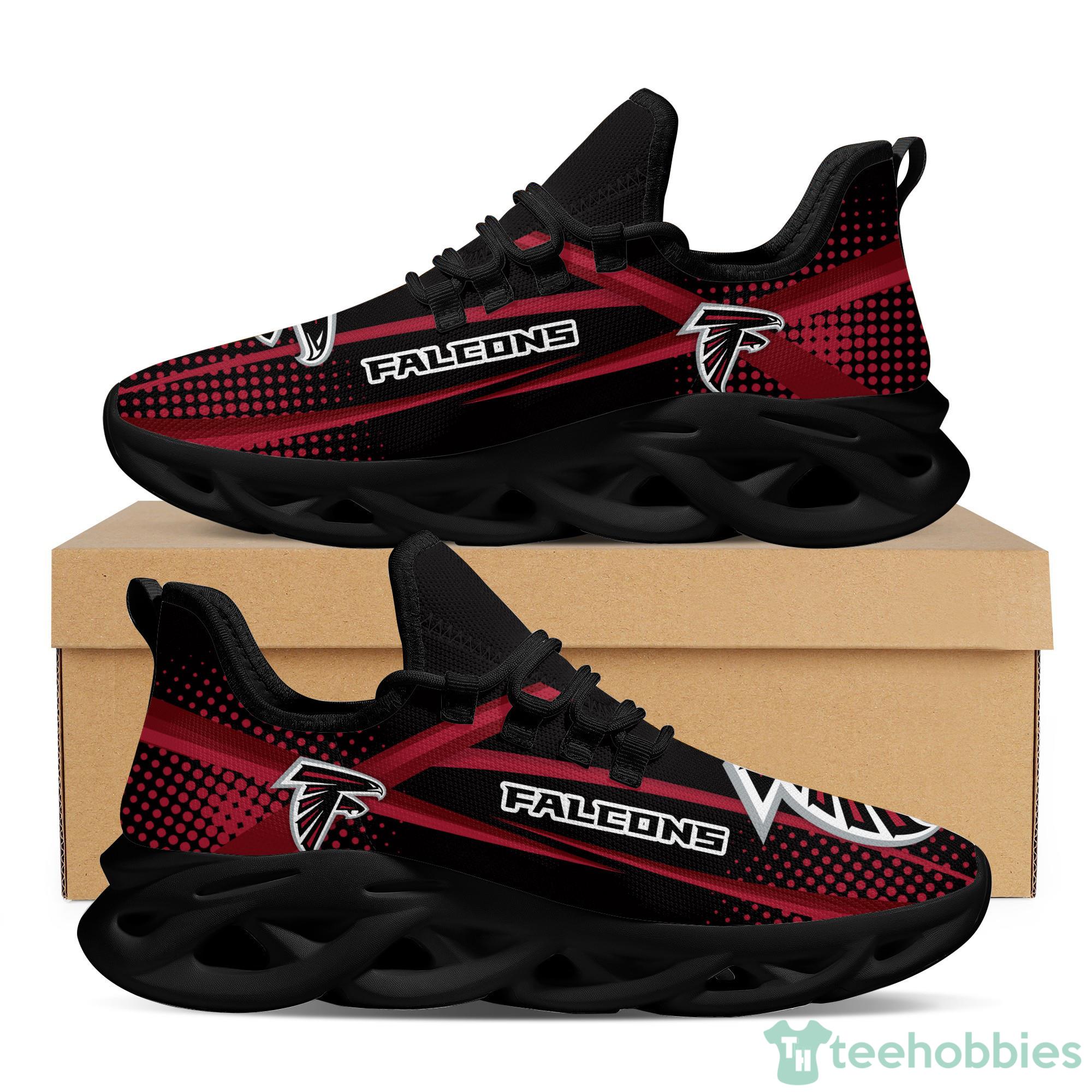 NFL Atlanta Falcons Red Black Max Soul Shoes Running Sneakers - T-shirts  Low Price