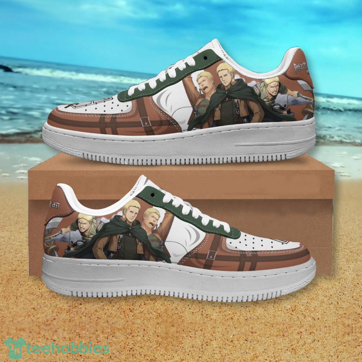 Attack On Titan Reiner Air Force Shoes Gift For Anime's Fans image Attack On Titan Reiner Air Force Shoes Gift For Anime's Fans Product Photo 1