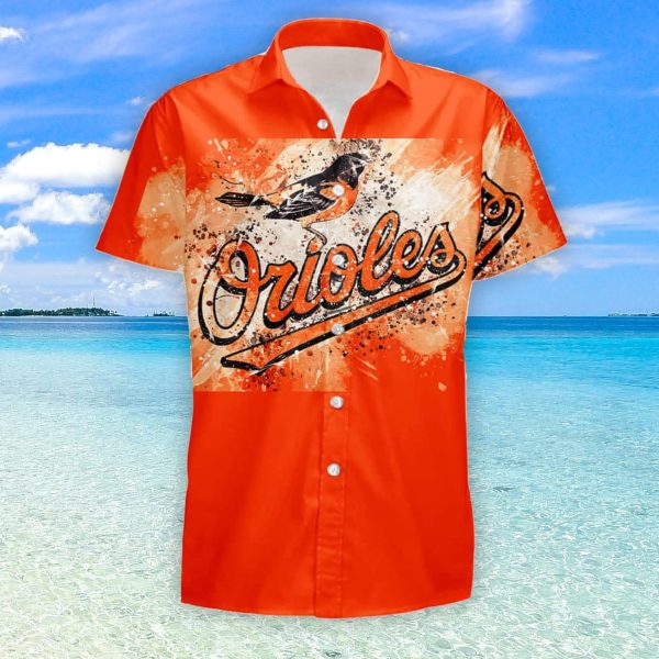 baltimore orioles mlb 3 hawaii summer hawaiian shirt and short 600x600px Baltimore Orioles Mlb 3 Hawaii Summer Hawaiian Shirt And Short