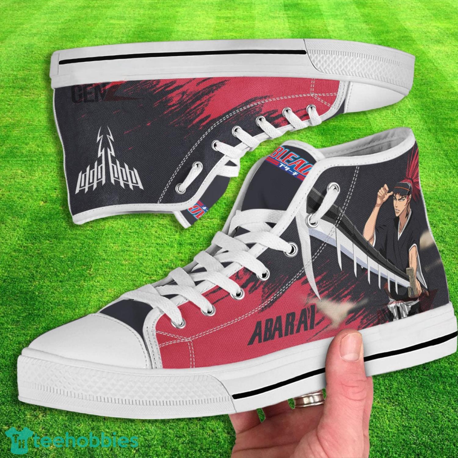 Bleach Abarai Renji Anime High Top Canvas Shoes image Bleach Abarai Renji Anime High Top Canvas Shoes Product Photo 2