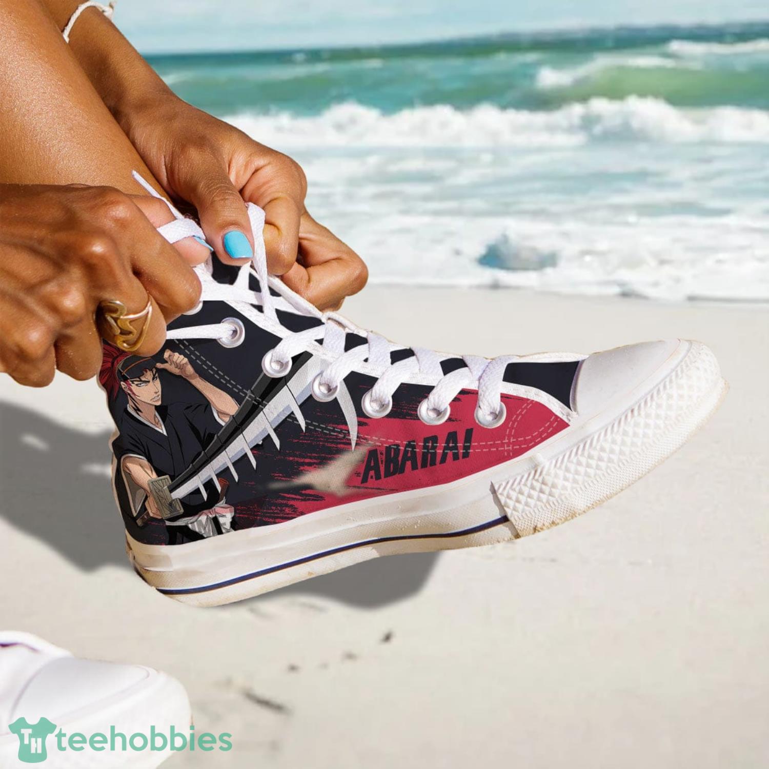 Bleach Abarai Renji Anime High Top Canvas Shoes Product Photo 3 Bleach Abarai Renji Anime High Top Canvas Shoes Product Photo 3
