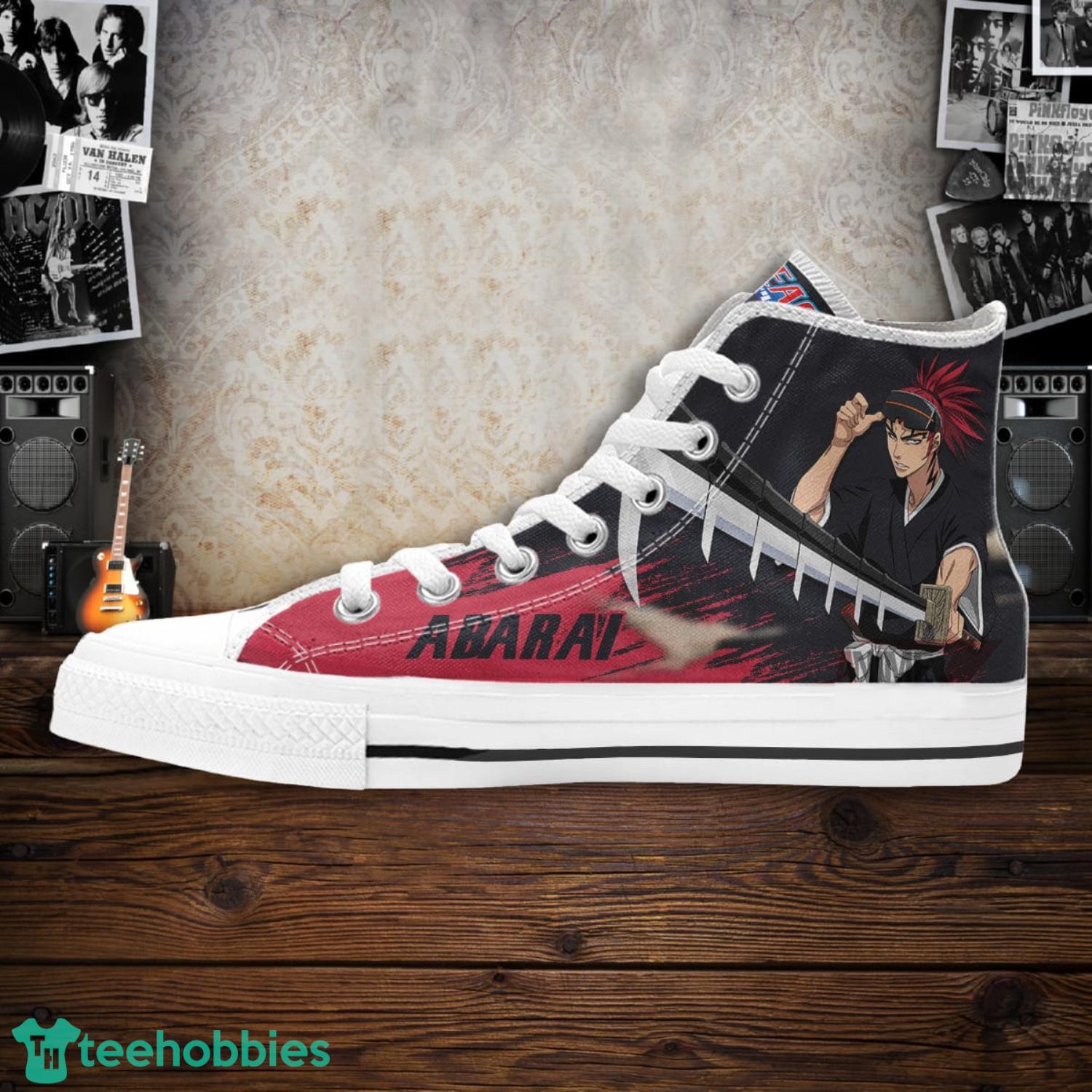 Bleach Abarai Renji Anime High Top Canvas Shoes Product Photo 4 Bleach Abarai Renji Anime High Top Canvas Shoes Product Photo 4
