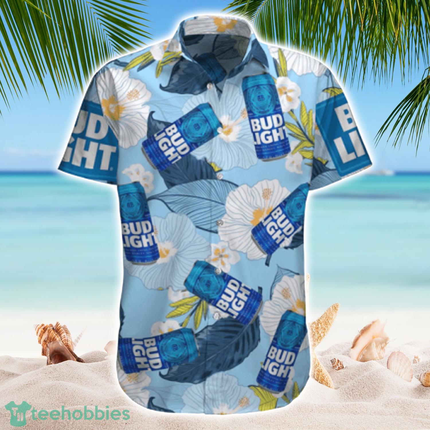 Bud Light Platinum Beer Hawaiian Shirt