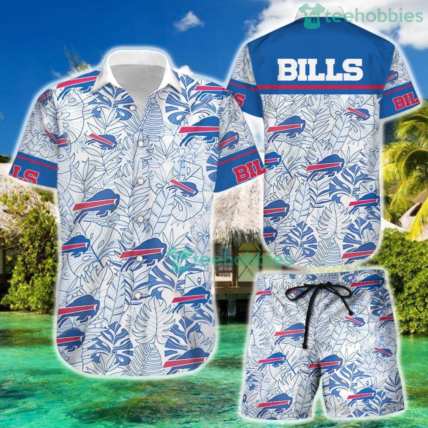 Buffalo Bills Aloha Tropical Hawaiian Shirt For Men And Women