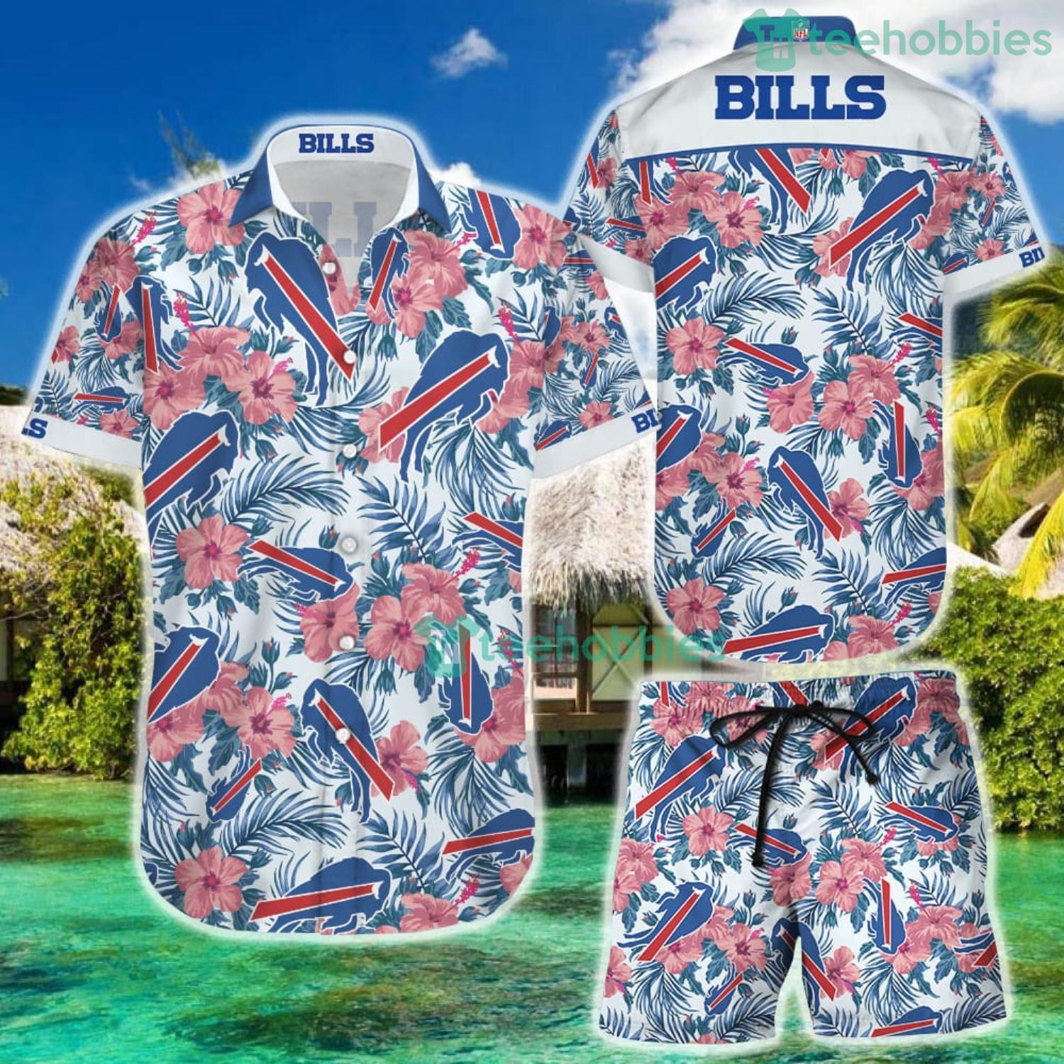 Buffalo Bills Nfl Hawaiian Shirt And Short For Fans Product Photo 1