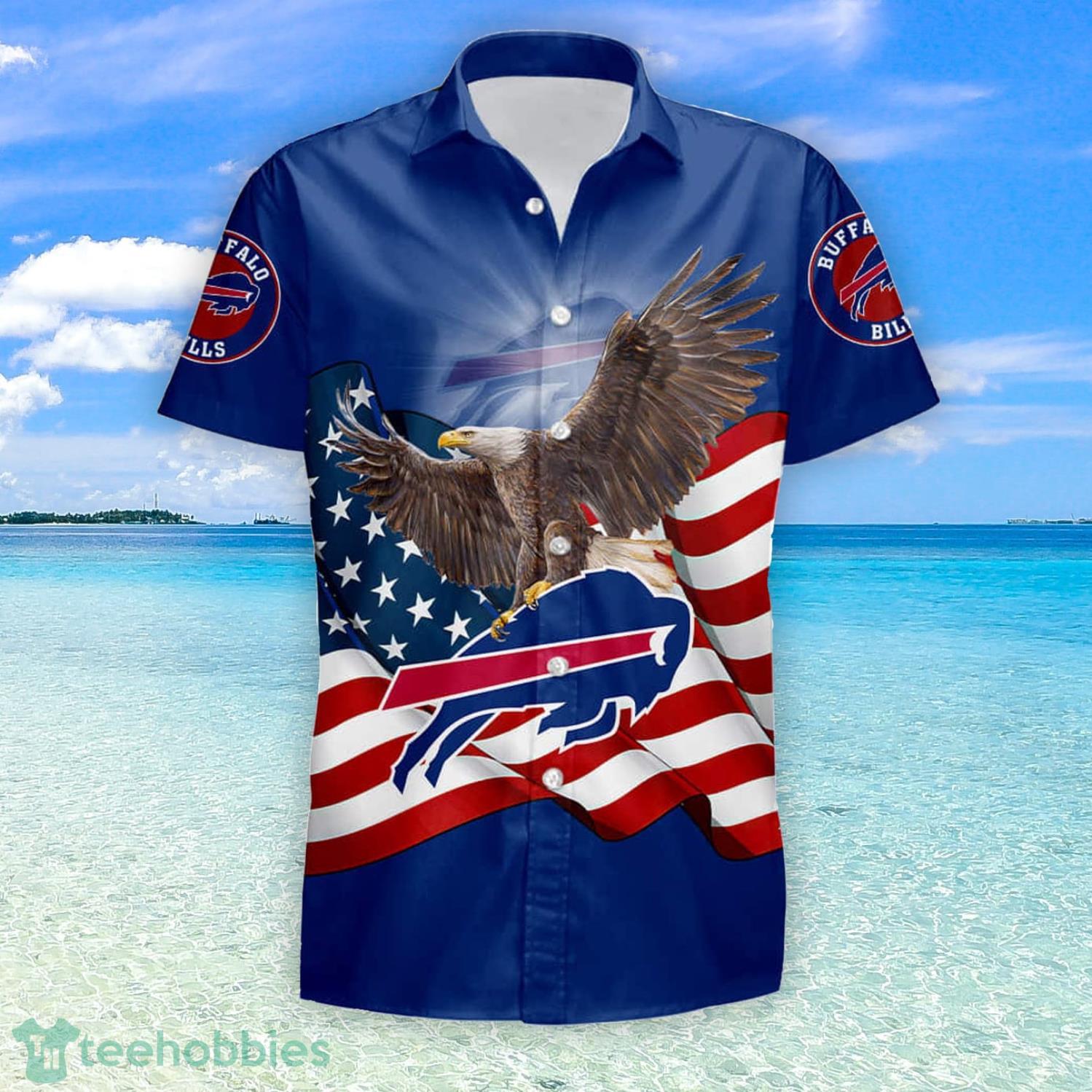 Buffalo Billss And Shorts Nfl Hawaii Summer Hawaiian Shirt And Short Product Photo 1