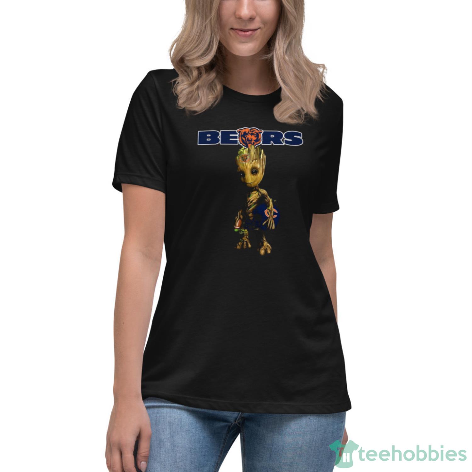 Chicago Bears NFL Football Groot Marvel Guardians Of The Galaxy T Shirt -  Banantees