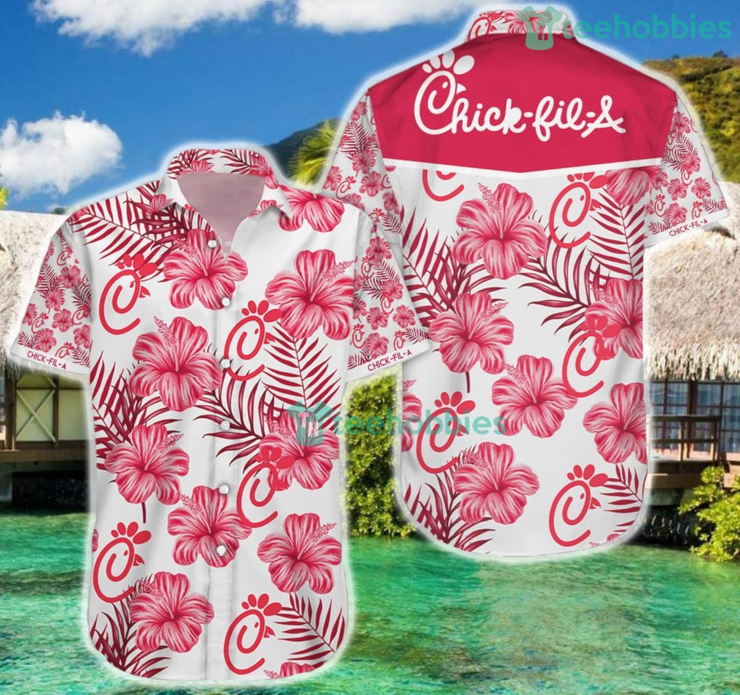 Chick-Fil-A Hawaiian Shirt And Short For Fans Product Photo 5 Chick-Fil-A Hawaiian Shirt And Short For Fans Product Photo 5