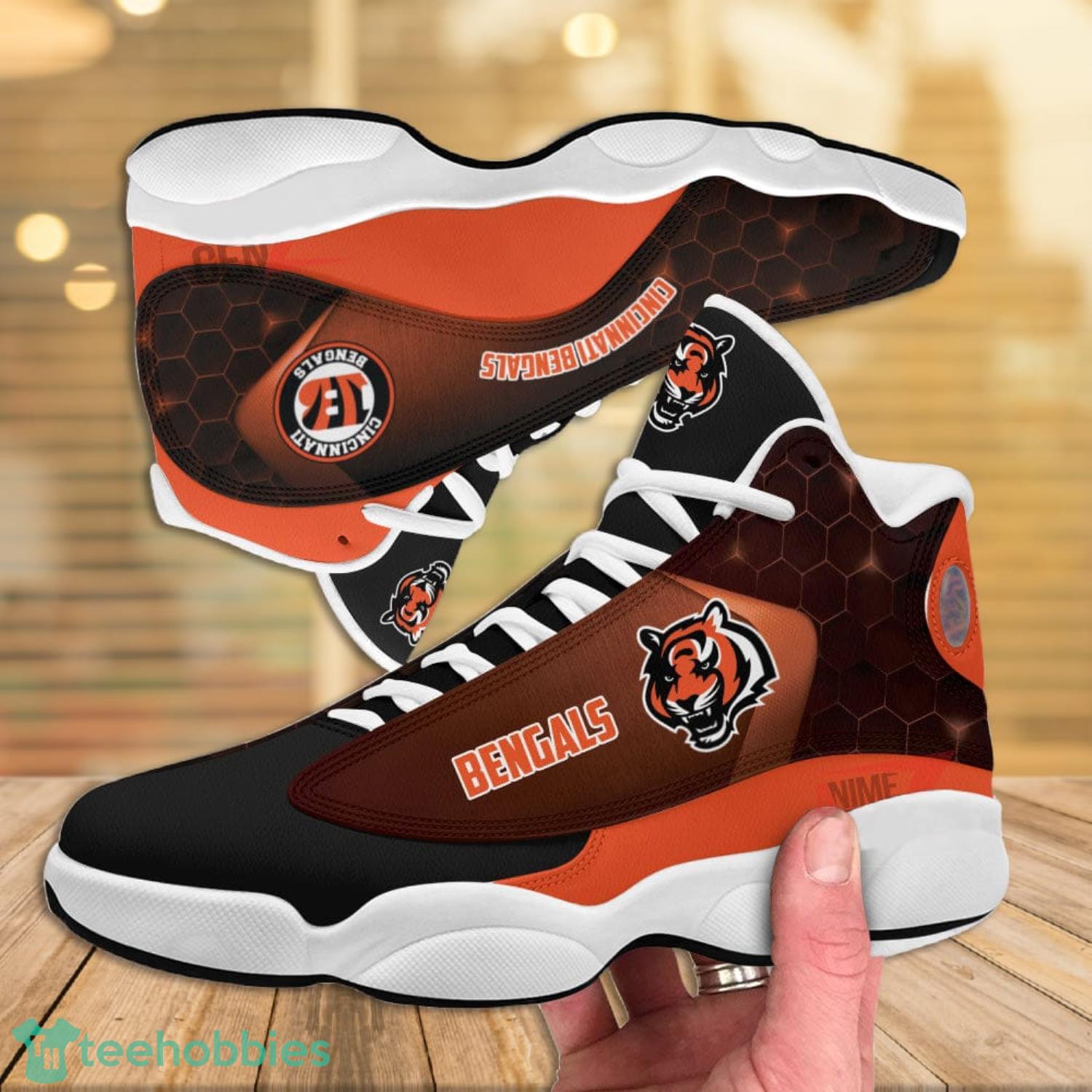 Cincinnati Bengals Air Jordan 13 Sneakers Shoes Custom Name