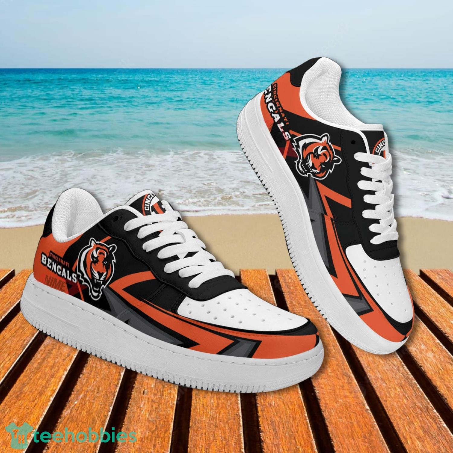 Cincinnati Bengals Air Jordan Hightop Shoes - Freedomdesign