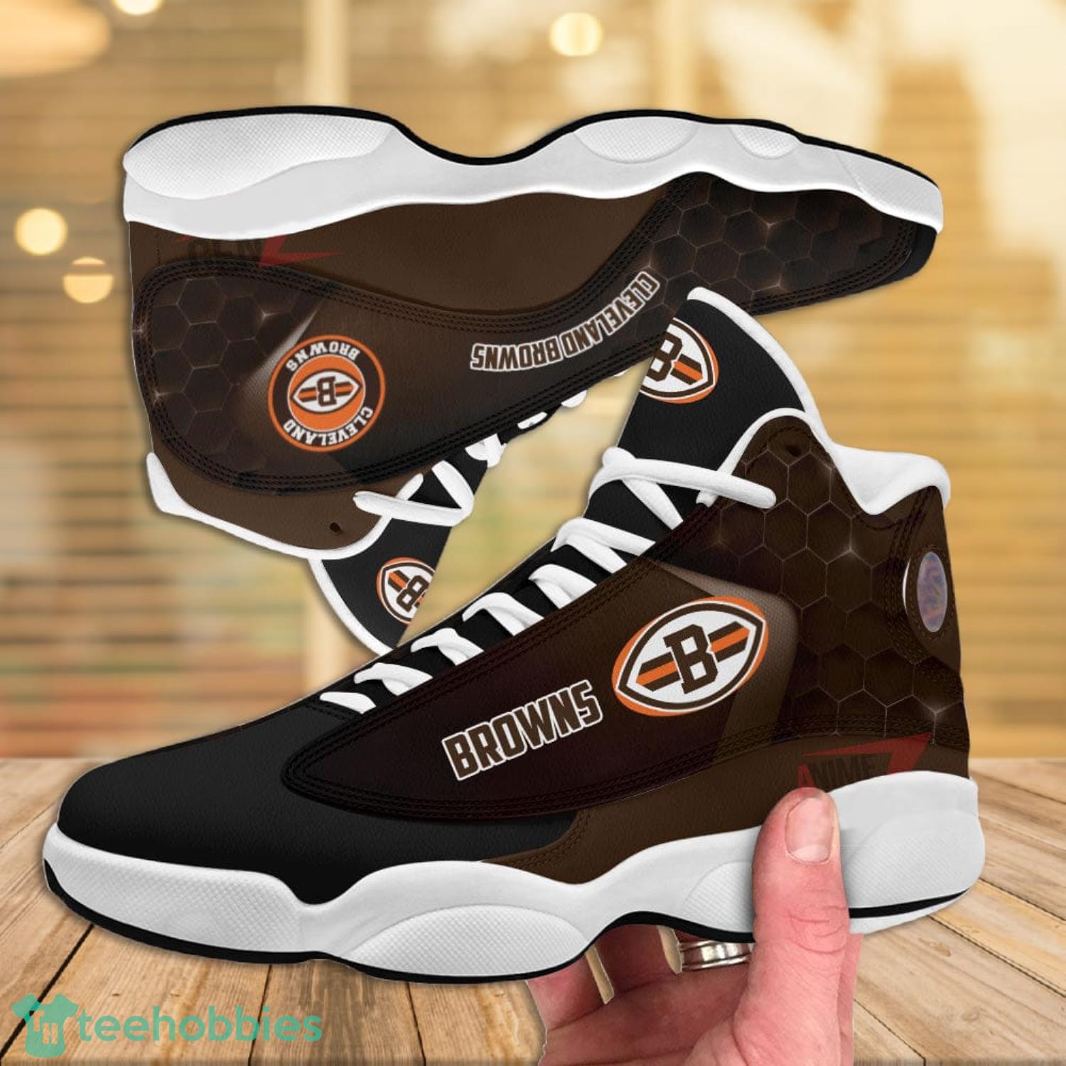 Cleveland Browns Custom Sneaker Shoes Air Jordan 13 Tennis Shoes