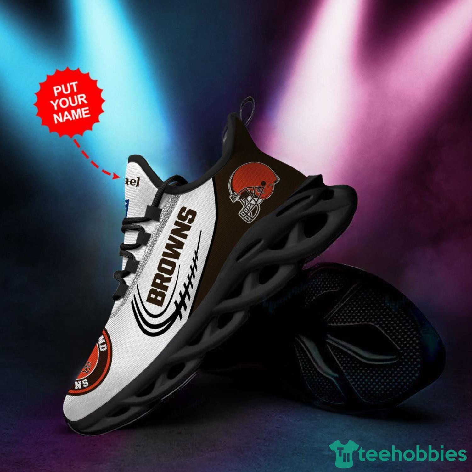 Cleveland Browns Custom Name Max Soul Sneakers Running Shoes Product Photo 3 Cleveland Browns Custom Name Max Soul Sneakers Running Shoes Product Photo 3