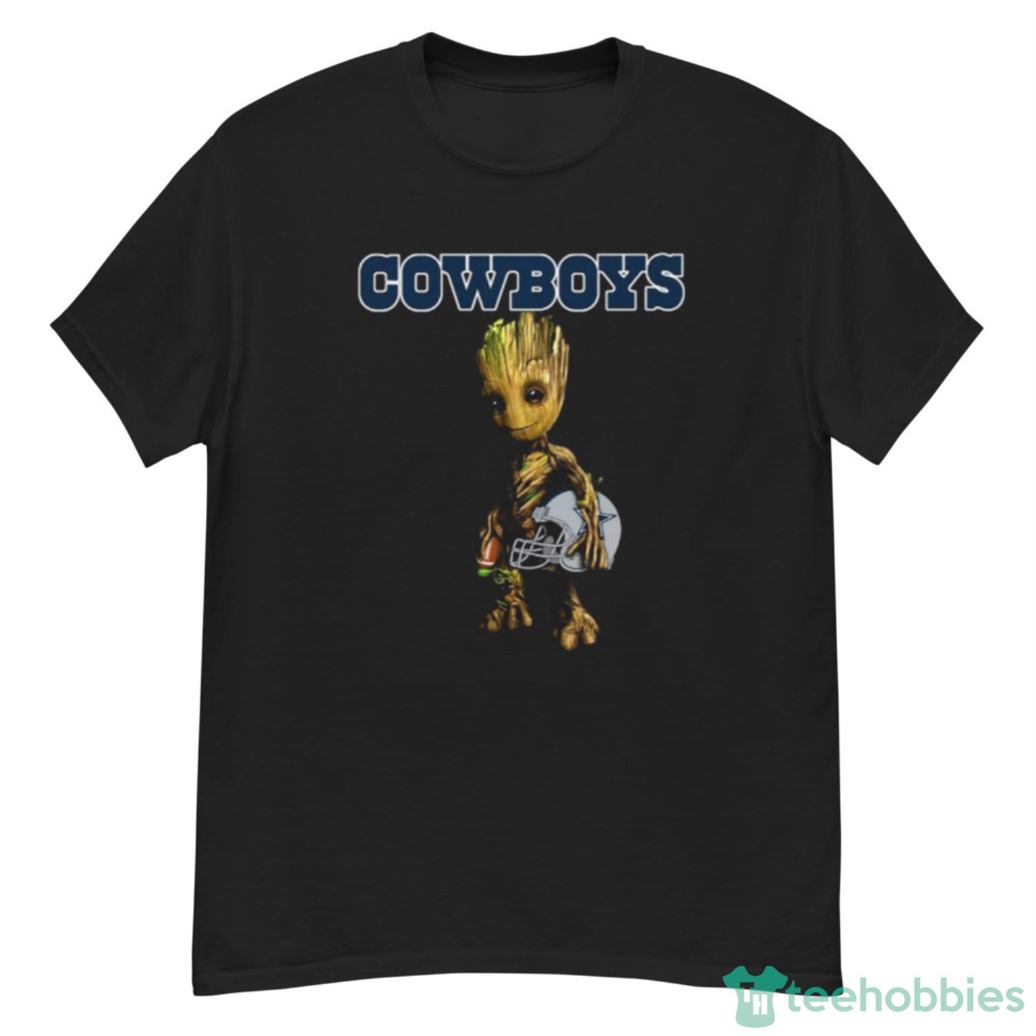 Dallas Cowboys NFL Football Groot Marvel Guardians Of The Galaxy Shirt